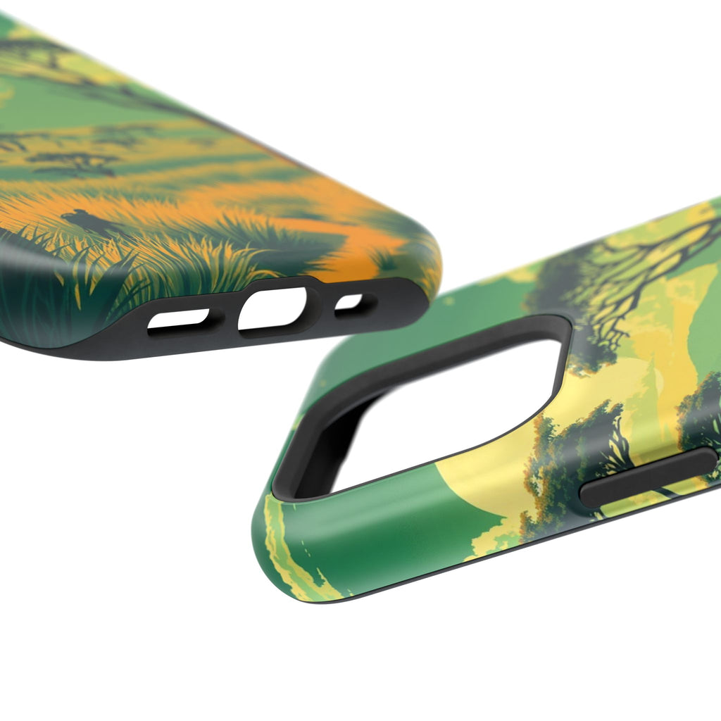iPhone Savanna Horizon Pixel Art -Bit Slim Everyday Designer Case · iPhone Case