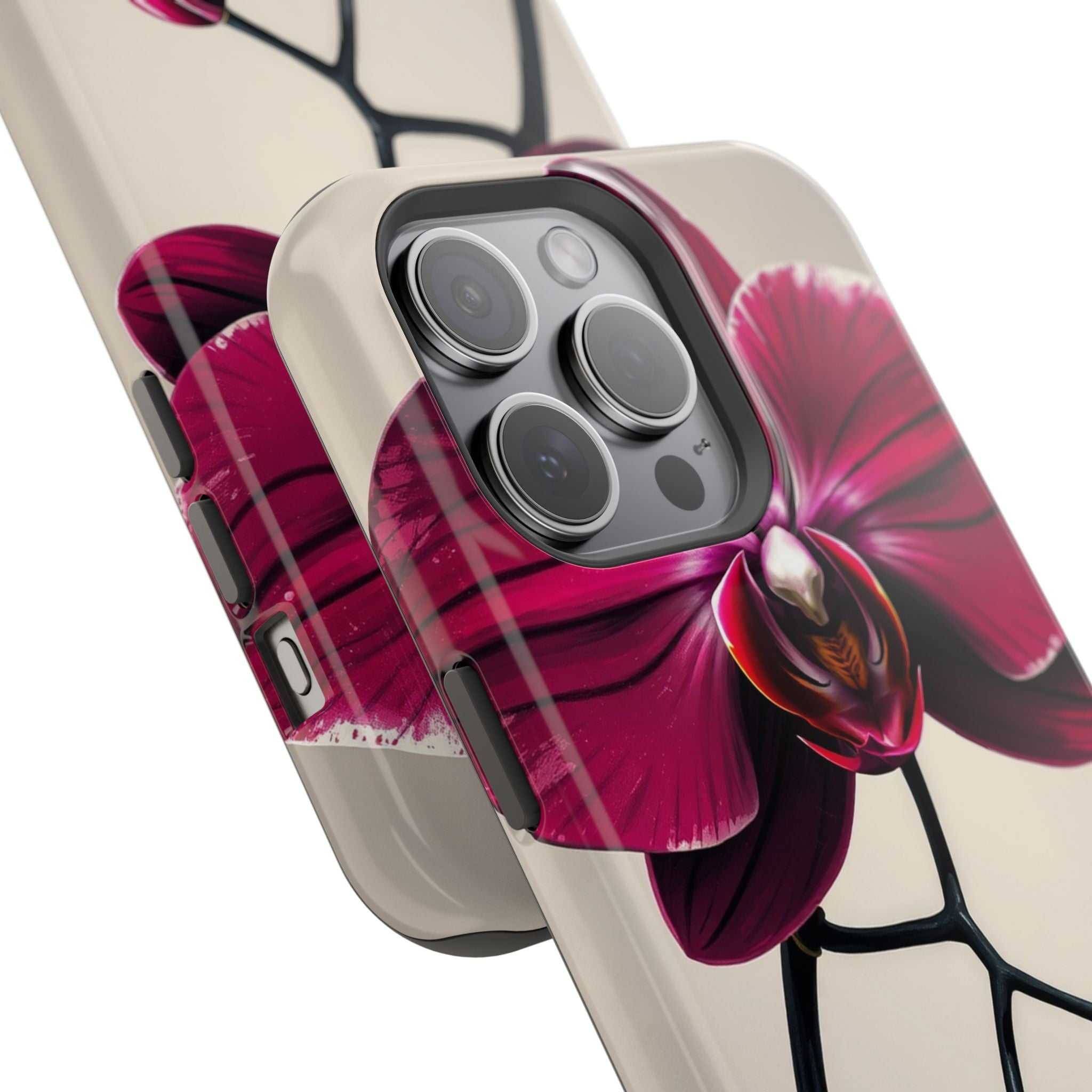 iPhone Orchid Study Enchanted Art Bold Modern Everyday Snap Case · iPhone Case