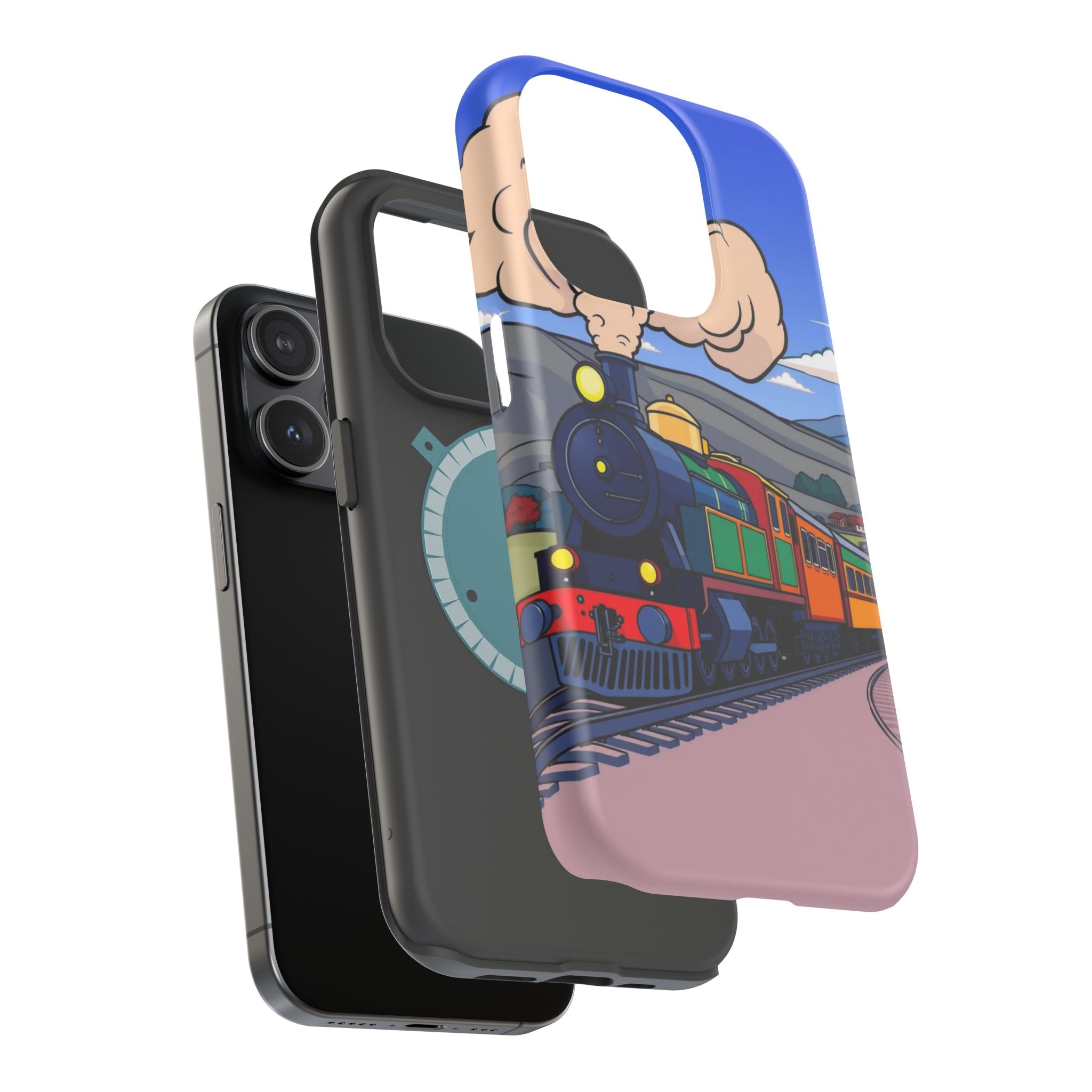 iPhone Steam Locomotive Puff Kids Fun iPhone Phone Case Gift Slim · iPhone Case