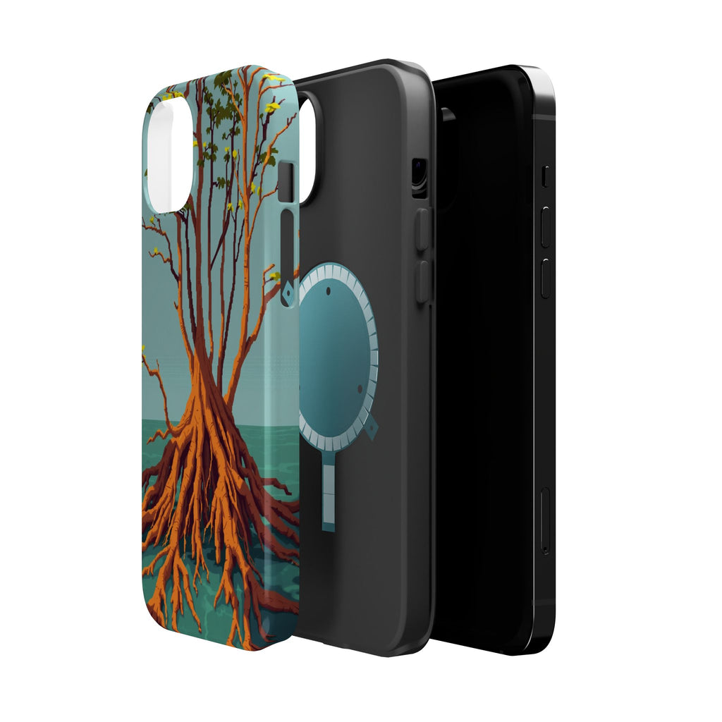 iPhone Mustard And Rust Mangrove Roots Slim Everyday iPhone 13 Designer · iPhone