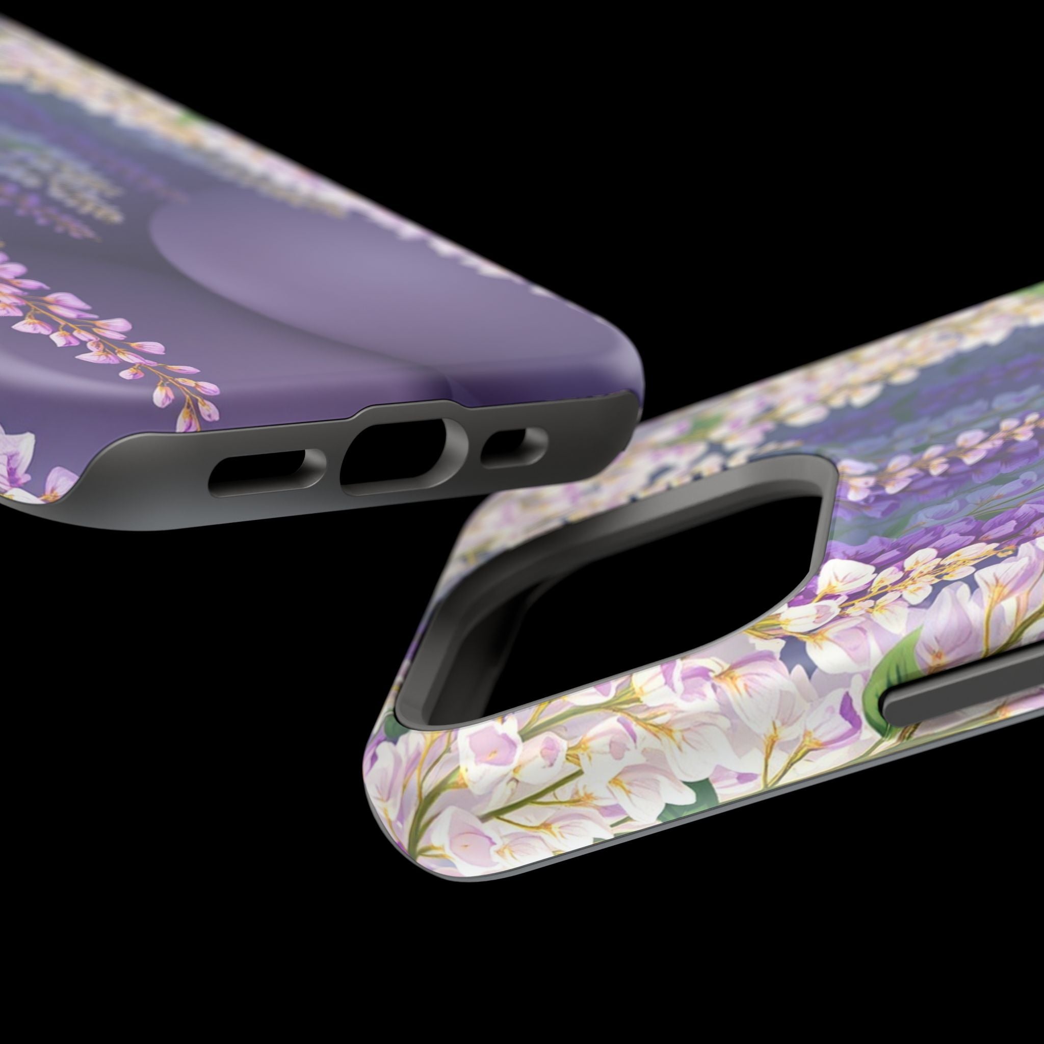 iPhone Mint And Blush Wisteria Cascade Slim Everyday Designer Case · iPhone Case