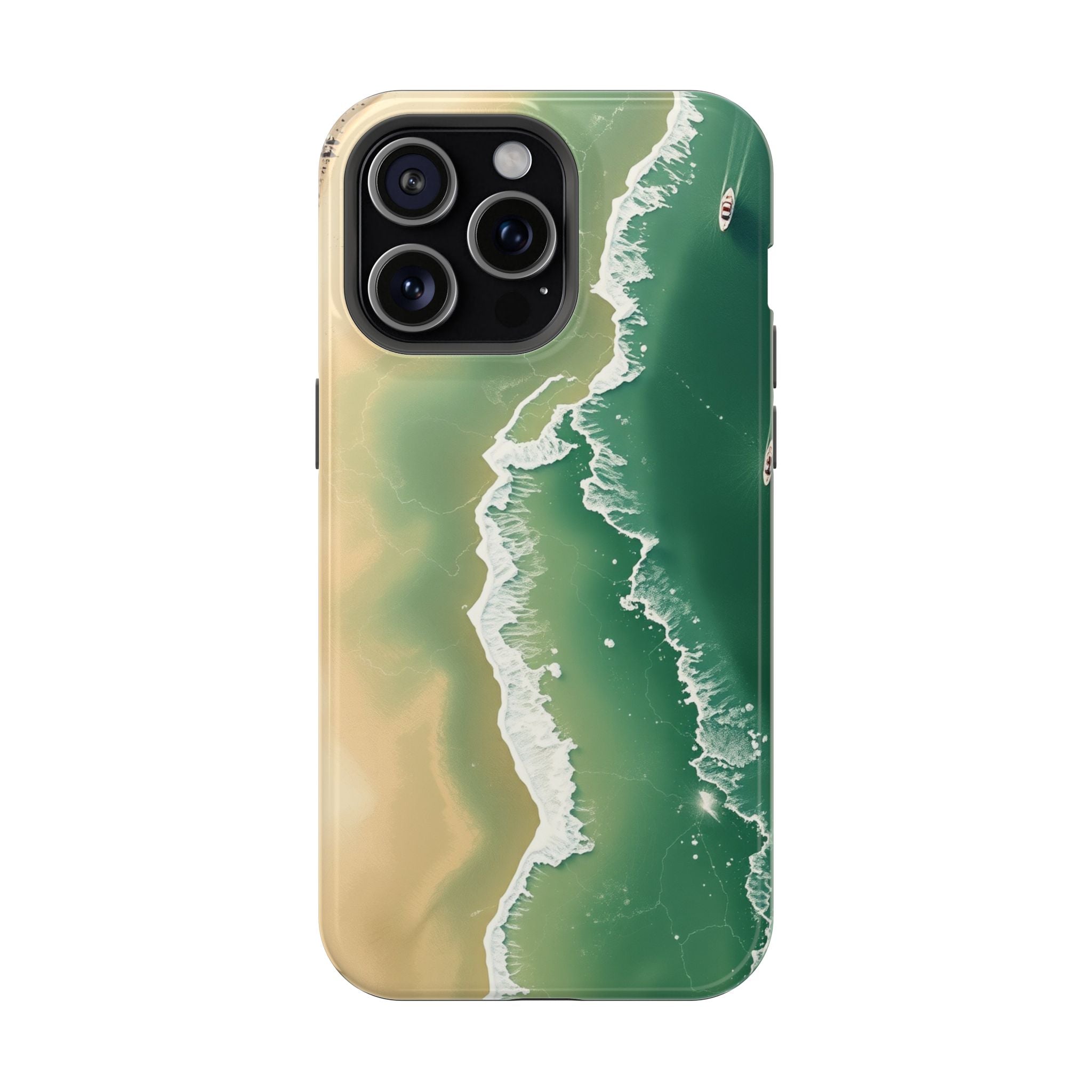 iPhone Shoreline Aerial Bold Art Bold Modern Everyday Snap Case · iPhone Case