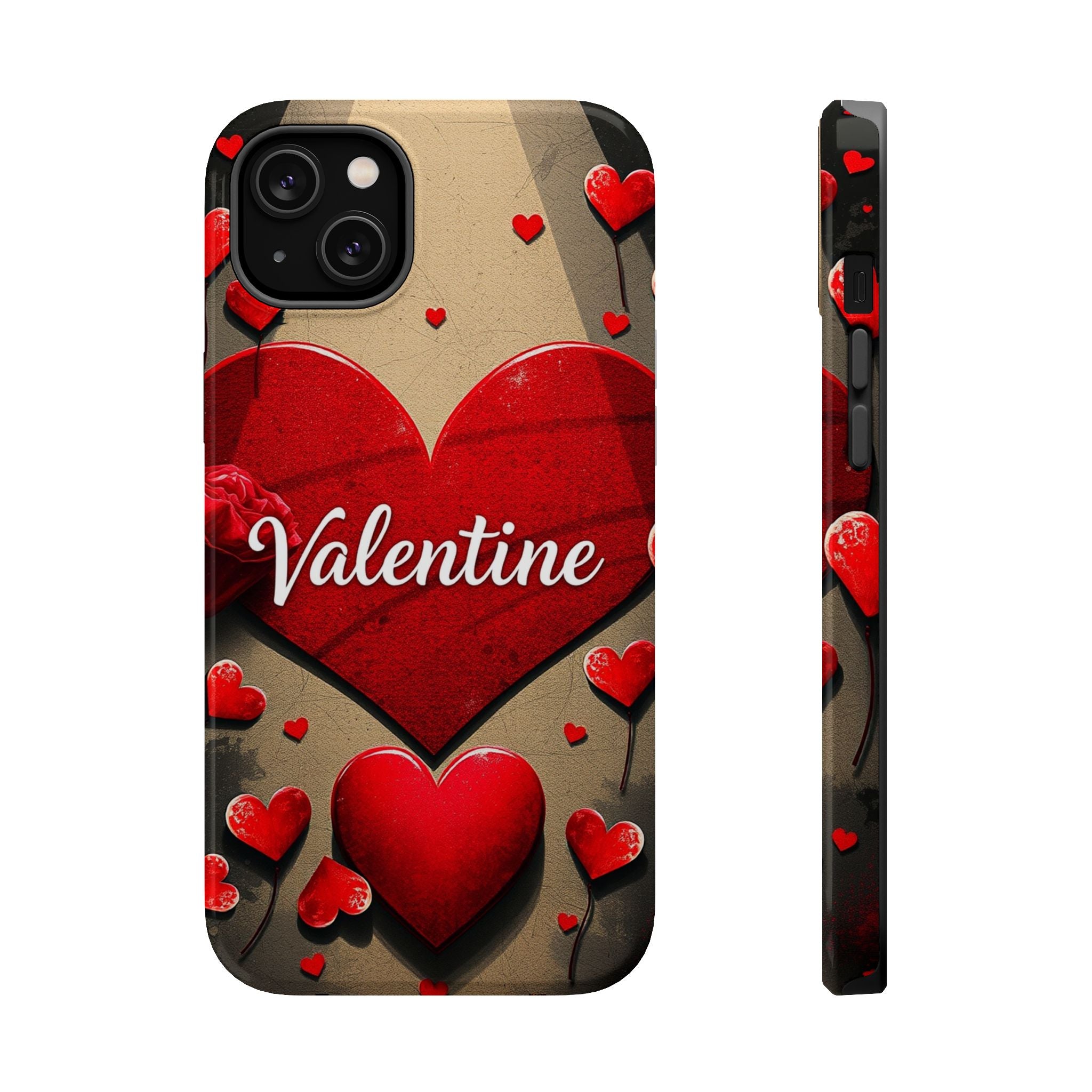 iPhone Serene Vintage Valentine Card Design Slim Everyday Designer Case · iPhone