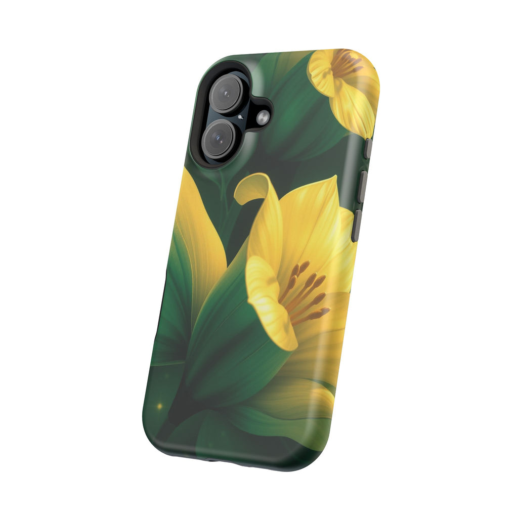 iPhone Night Bloomer Gold Foil Luxury Slim Everyday Designer Case · iPhone Case
