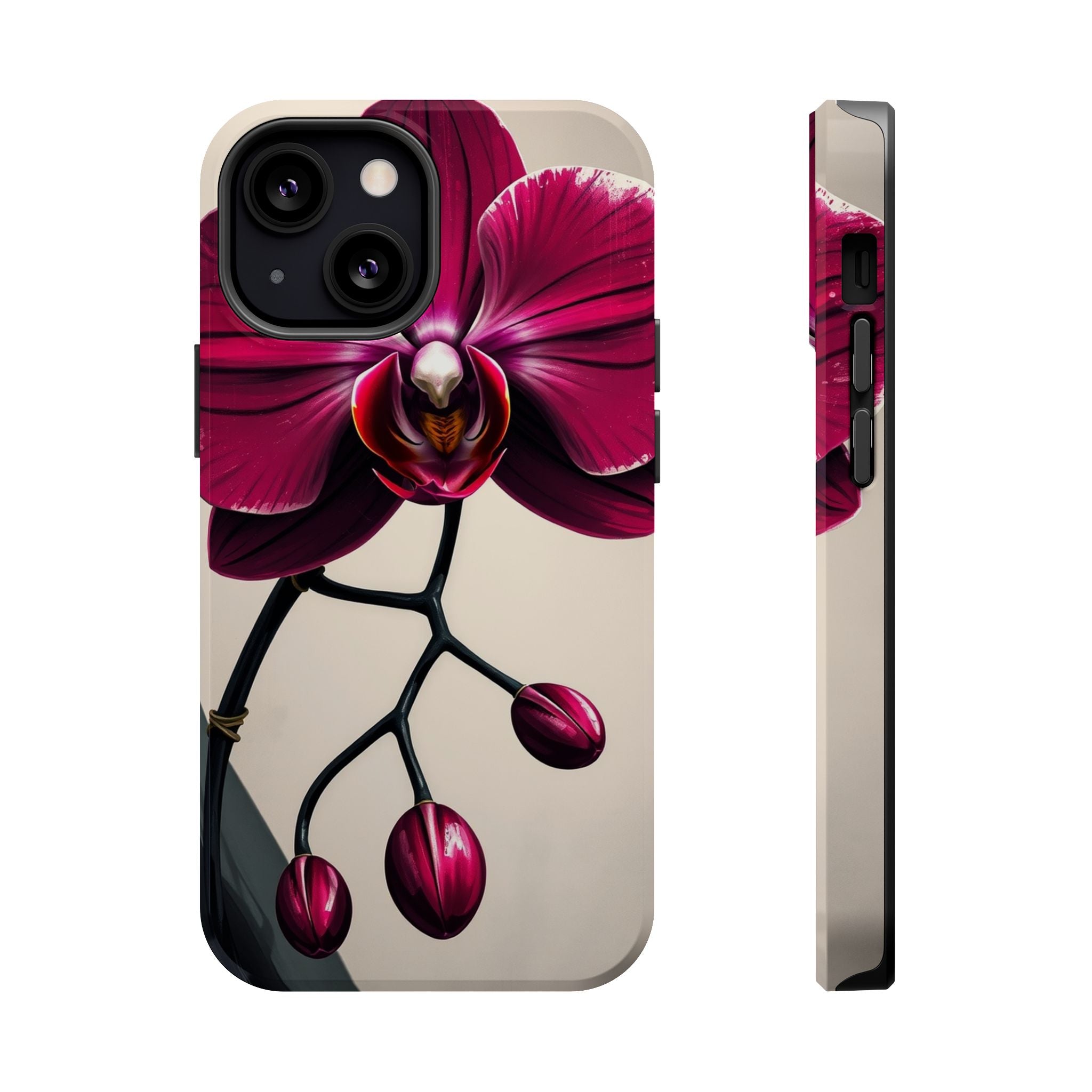 iPhone Orchid Study Enchanted Art Bold Modern Everyday Snap Case · iPhone Case
