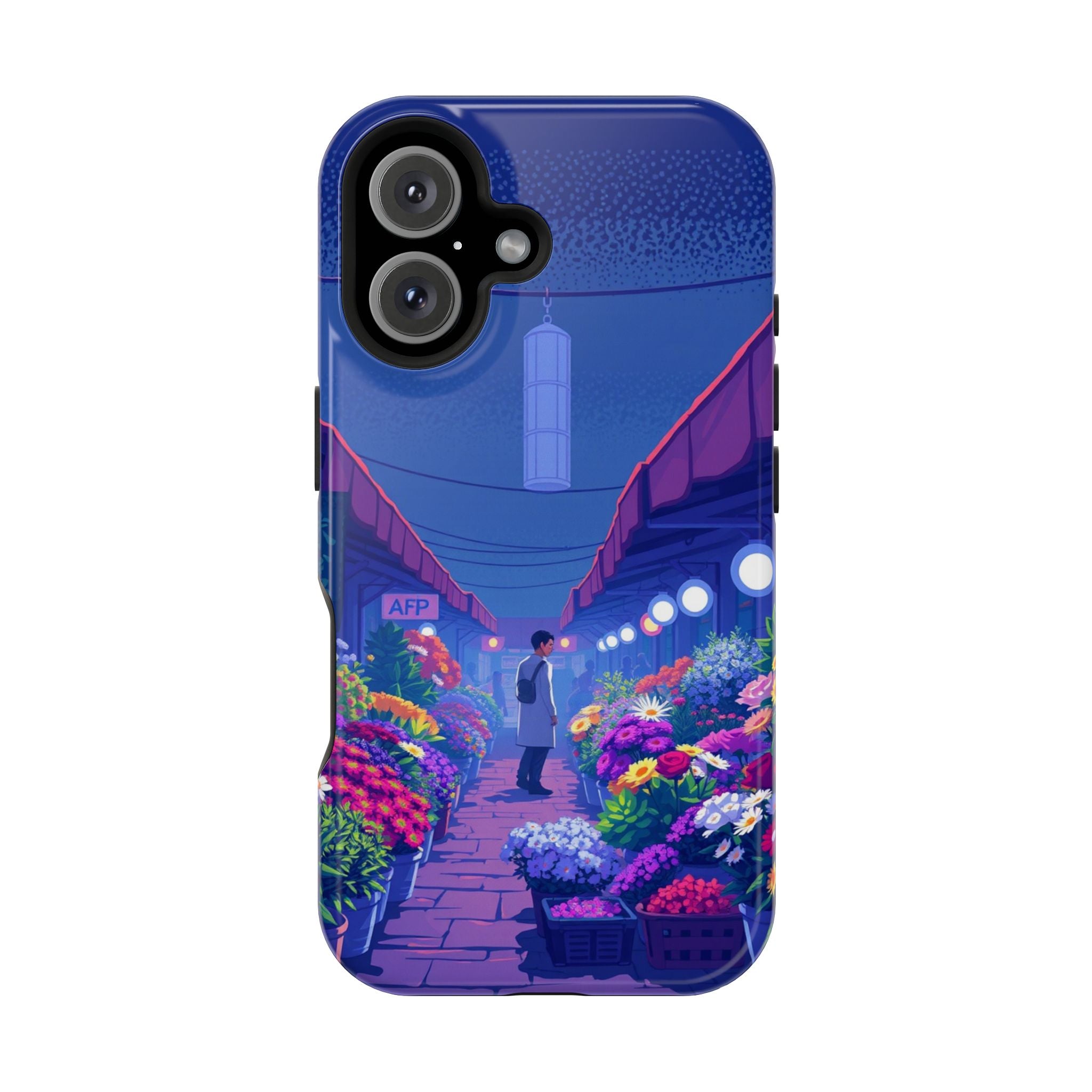 iPhone Flower Market Electric Art Bold Modern Everyday Snap Case · iPhone Case