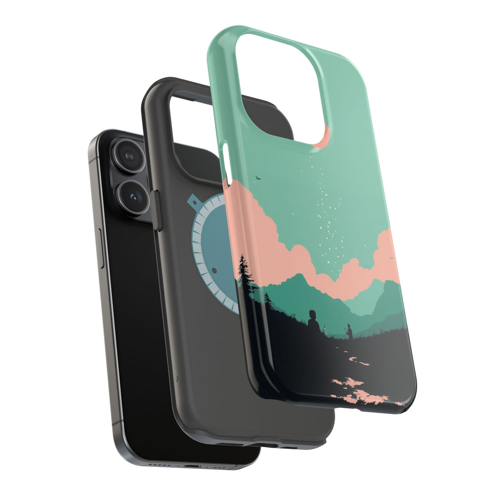 iPhone Magnetic Field Electric Art Bold Modern Everyday Snap Case · iPhone Case