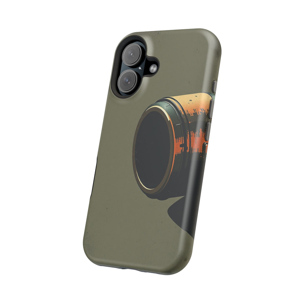 iPhone Charcoal And Copper Vintage Postcard Slim Everyday Designer Case · iPhone