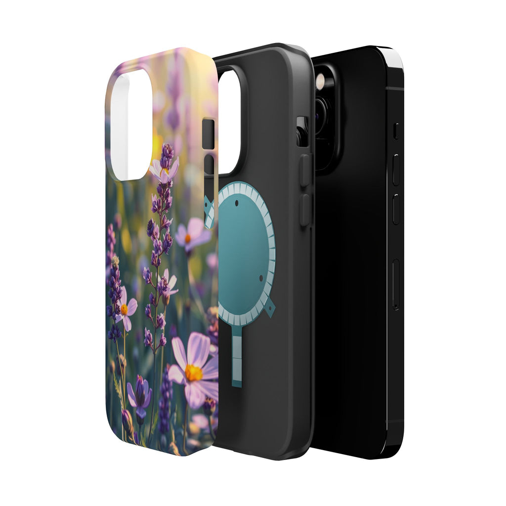 iPhone Lavender And Pearl Wildflower Field Slim iPhone Everyday · iPhone Case