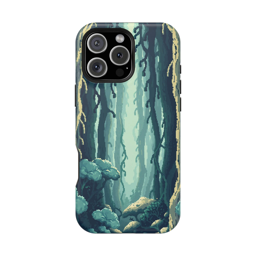 iPhone Kelp Forest Pixel Art -Bit Bold Modern Everyday Snap Case · iPhone Case