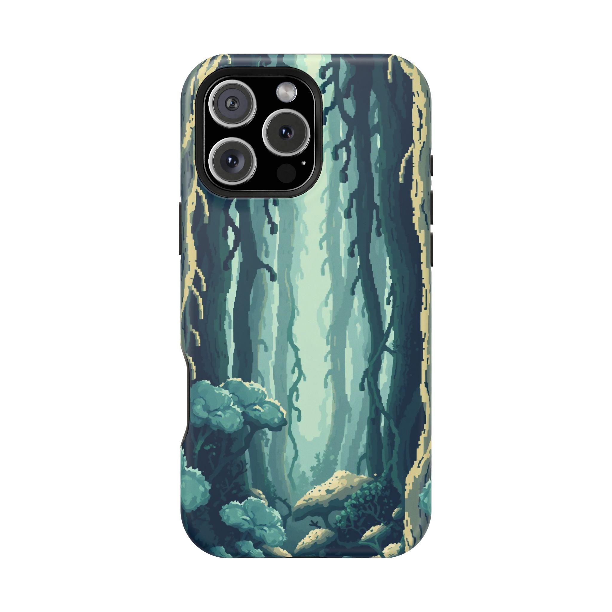 iPhone Kelp Forest Pixel Art -Bit Bold Modern Everyday Snap Case · iPhone Case