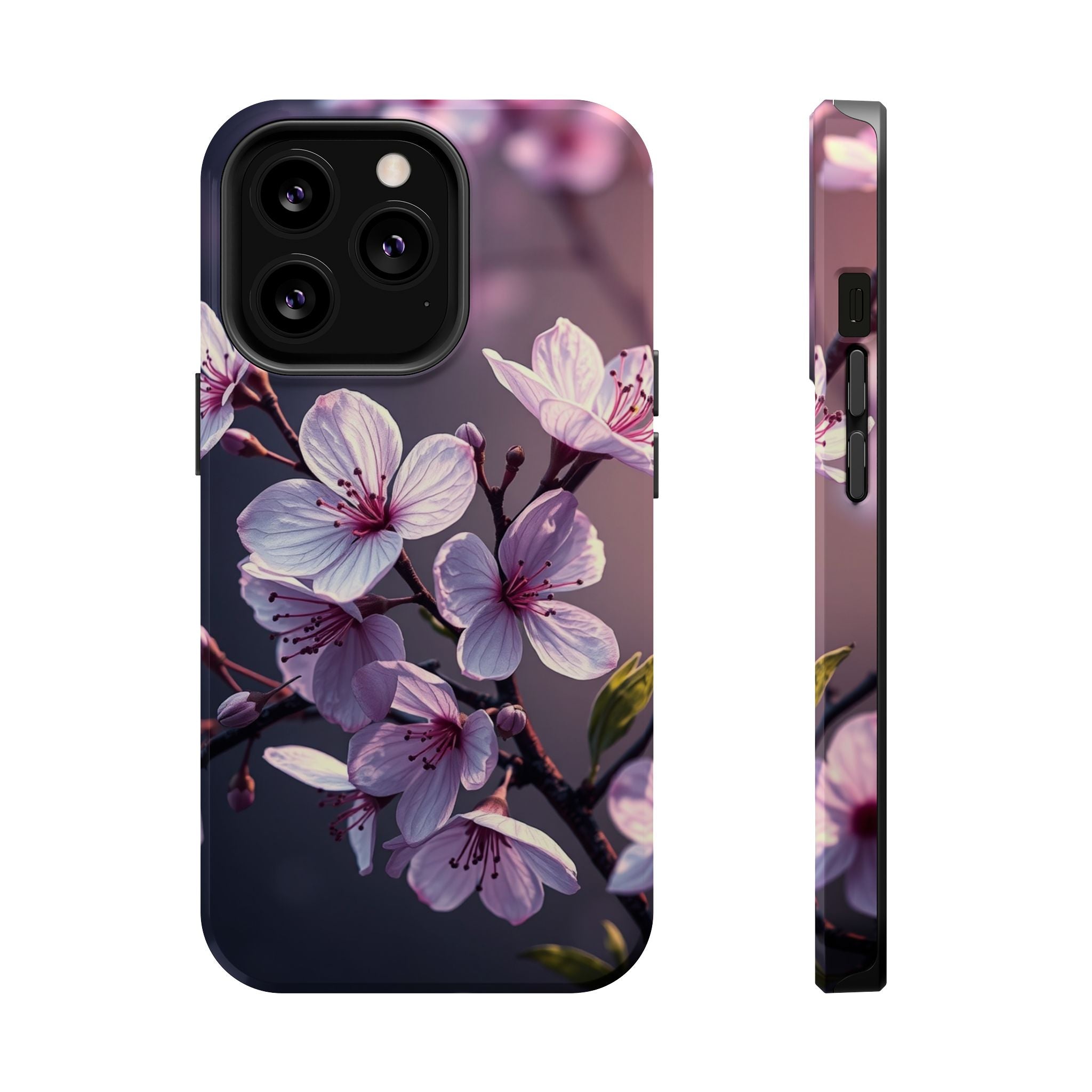 iPhone Cherry Blossom Enchanted Art Artistic Everyday Cas Slim Snap Case · iPhon