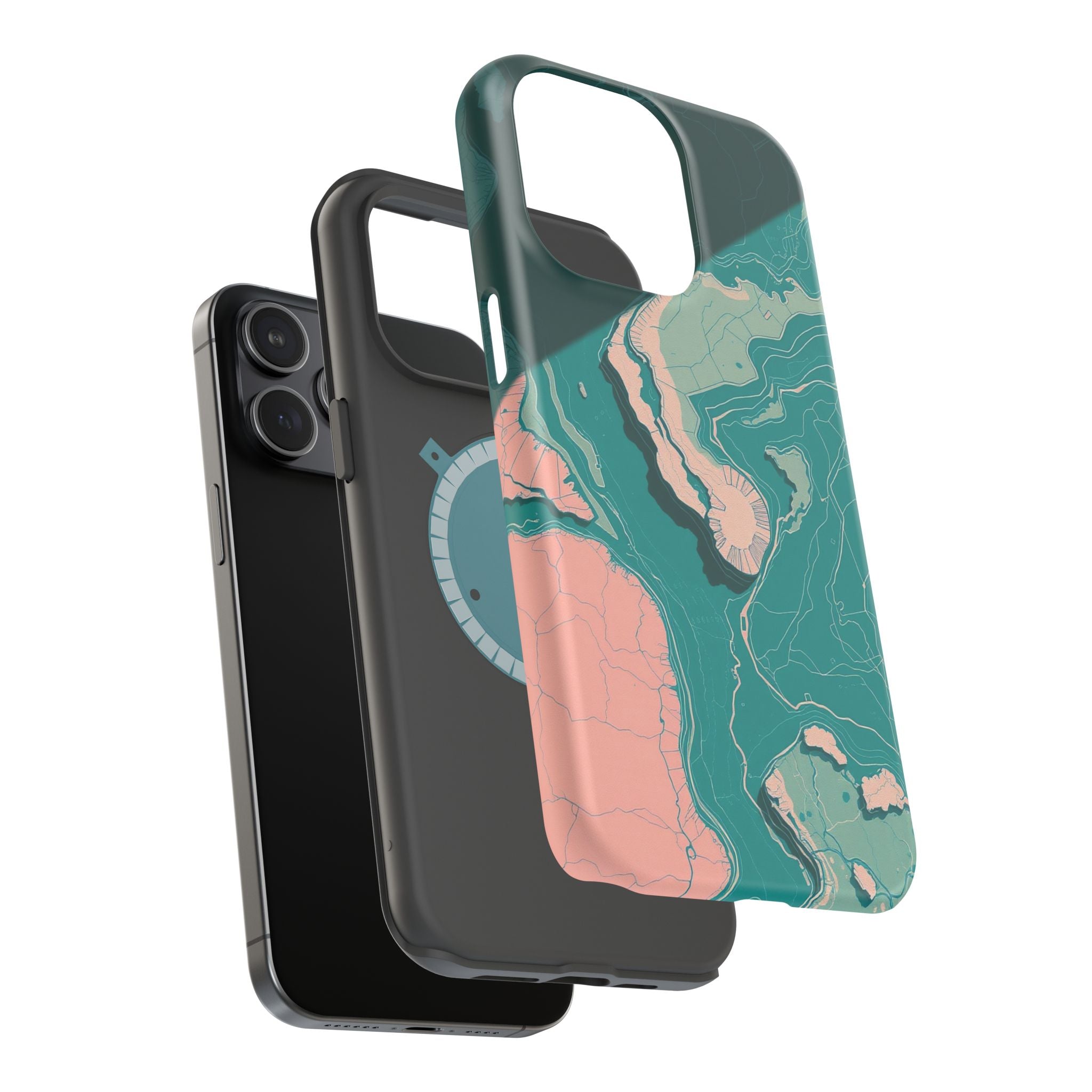 iPhone Earthy River Delta Aerial Design Slim Everyday iPhone 18 · iPhone Case