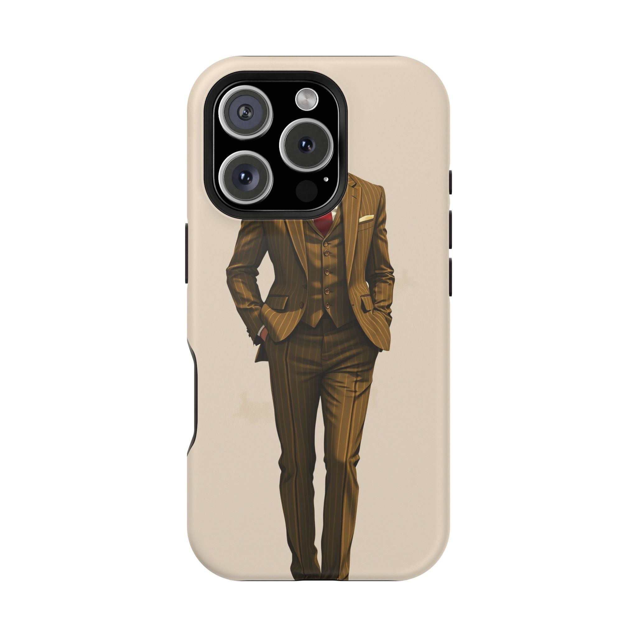 iPhone Pinstripe Suit Grunge Distressed Slim Everyday Designer Case · iPhone Cas