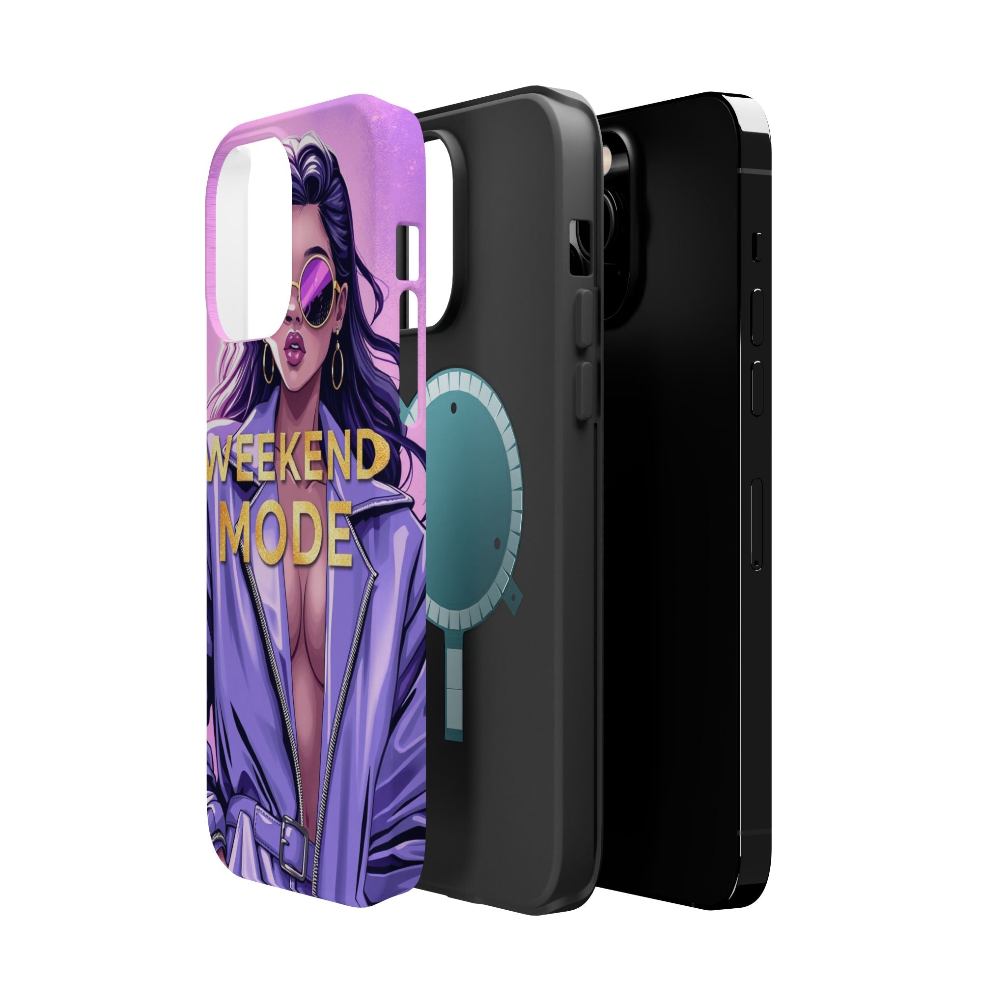 iPhone Lavender And Pearl Weekend Mode On Slim Everyday Designer Case · iPhone C