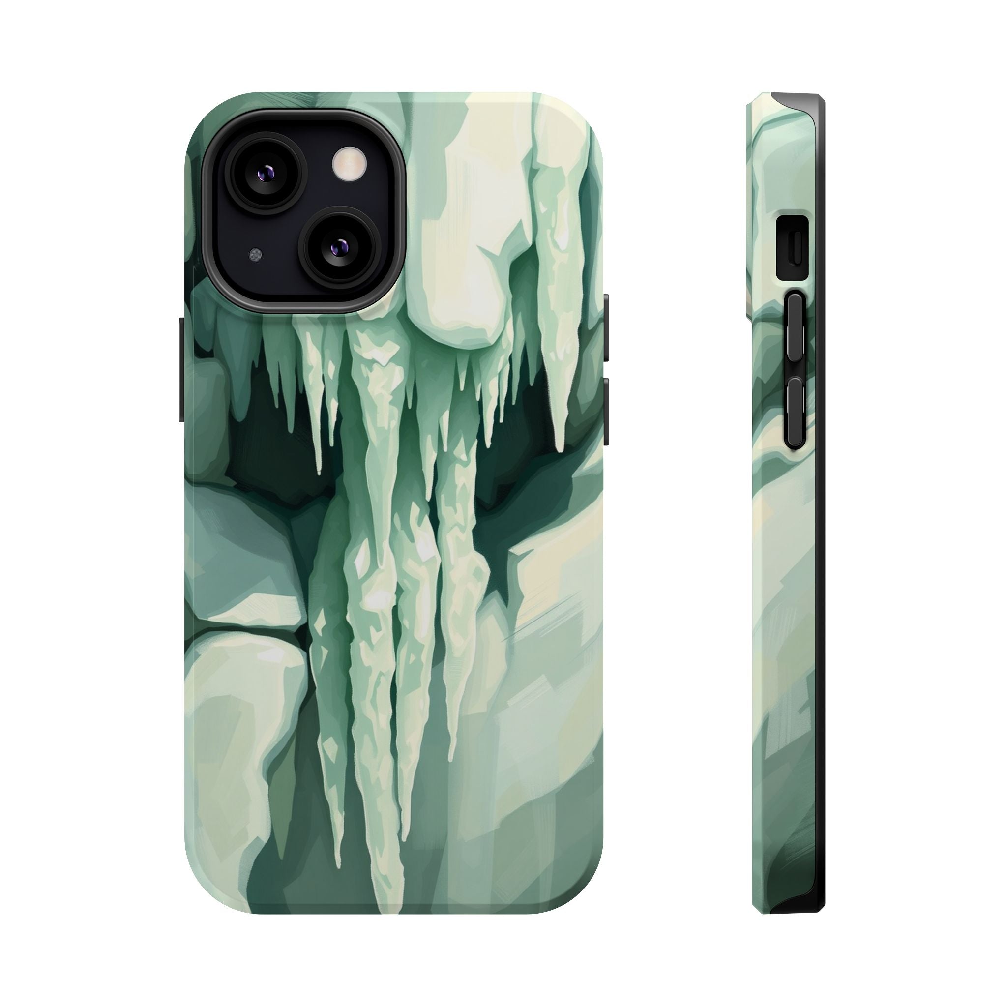 iPhone Earthy Icicle Formation Design Slim Everyday Designer Case · iPhone Case