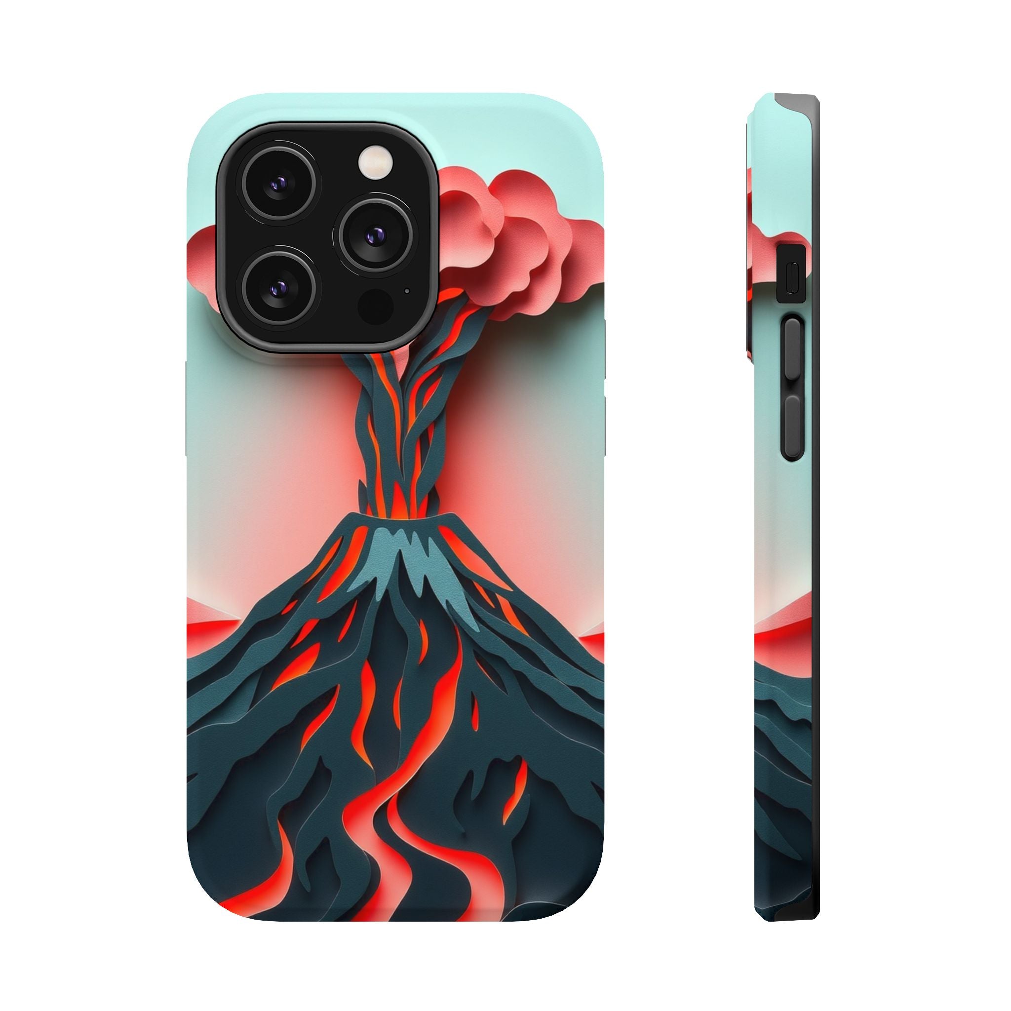 iPhone Mint And Blush Volcanic Eruption Slim Everyday iPhone Designer · iPhone C