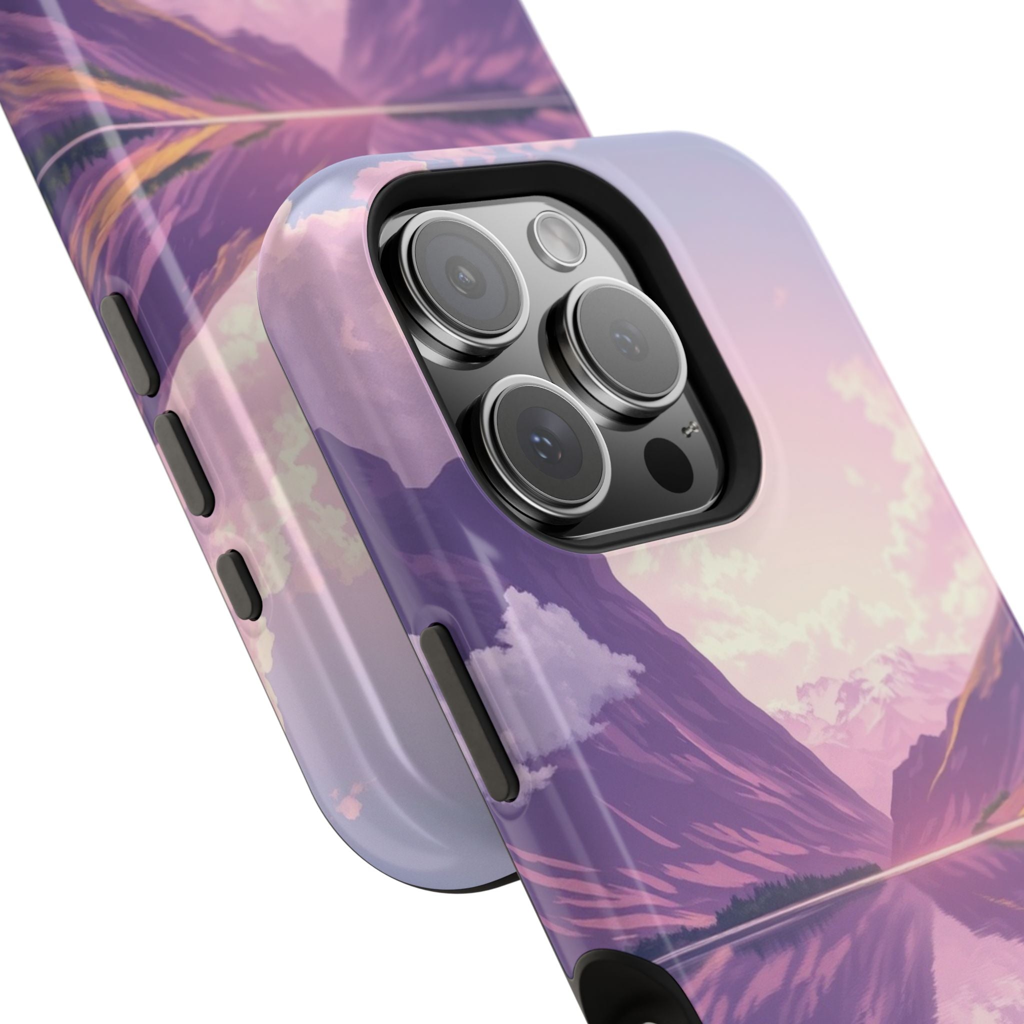 iPhone Lavender And Pearl Fjord Reflection Slim iPhone Everyday · iPhone Case