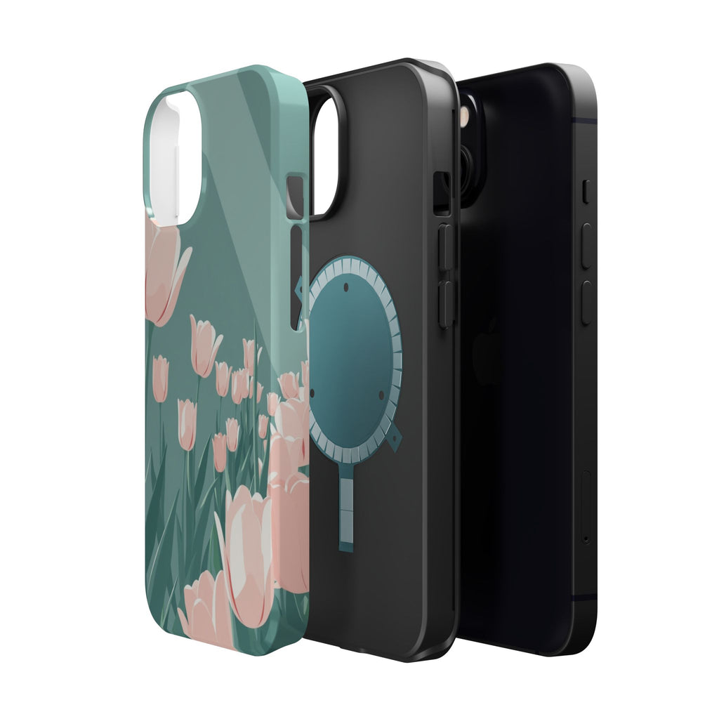 iPhone Tulip Row Enchanted Art Slim Everyday Designer Case · iPhone Case