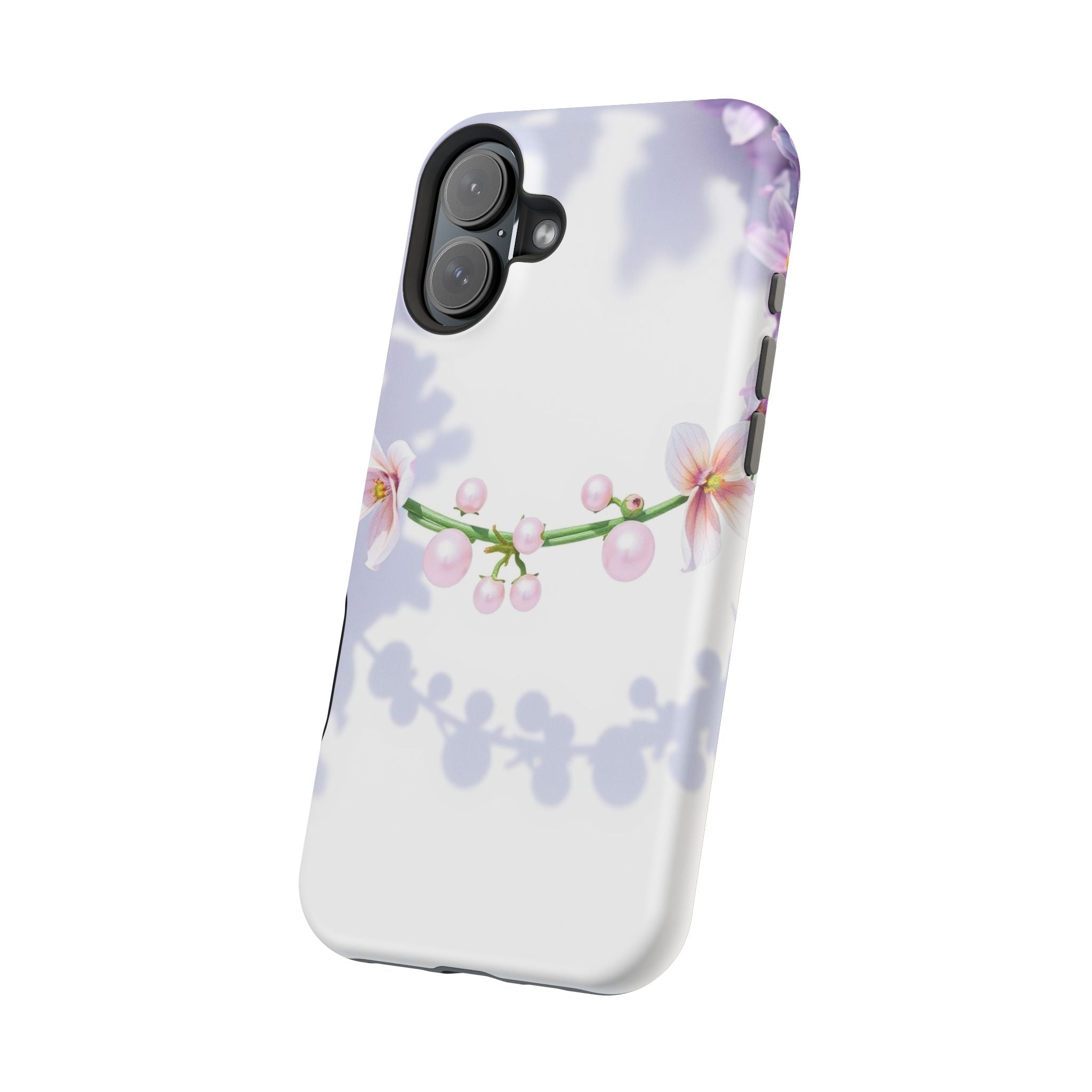 iPhone Vibrant Floral Crown Design Clean Minimal Snap Cas Slim Snap Case · iPhon