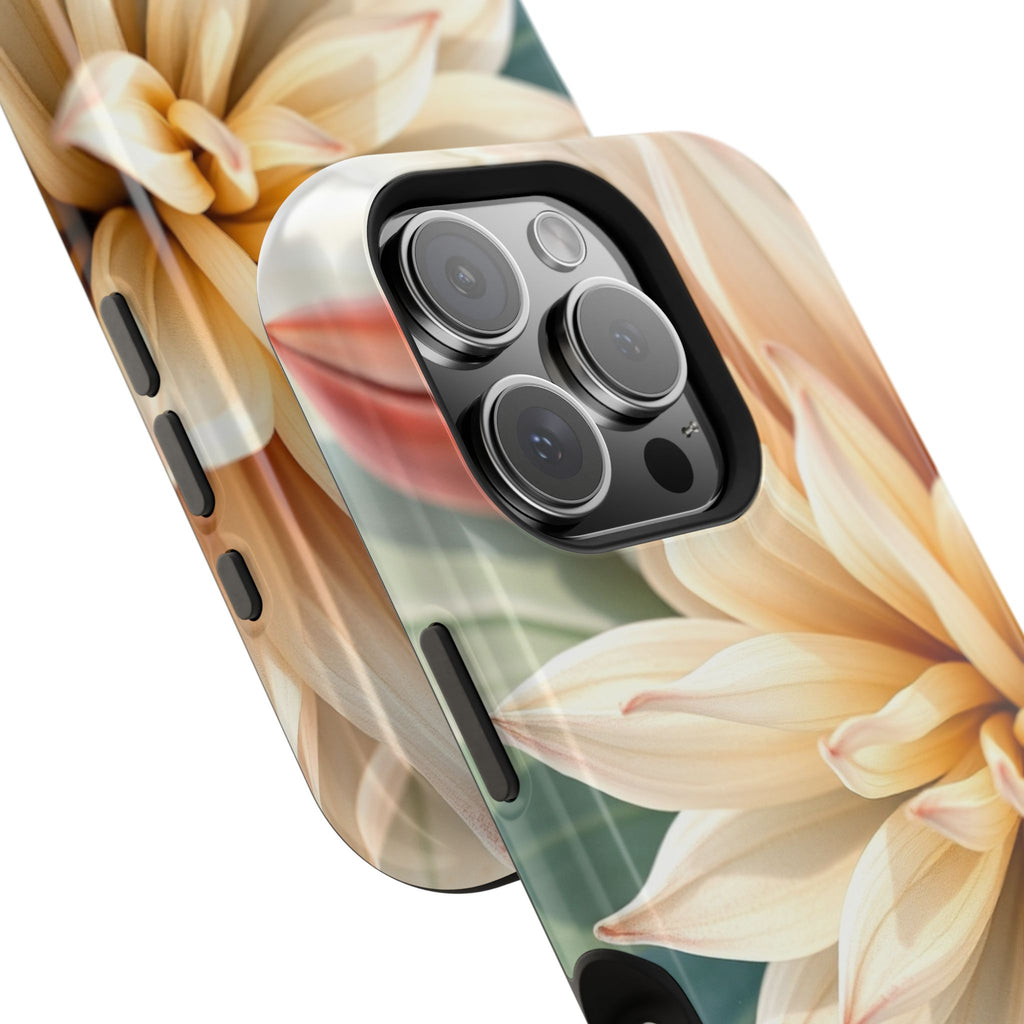 iPhone Neon Floral Radiant Design Clean Minimal Snap Case · iPhone Case