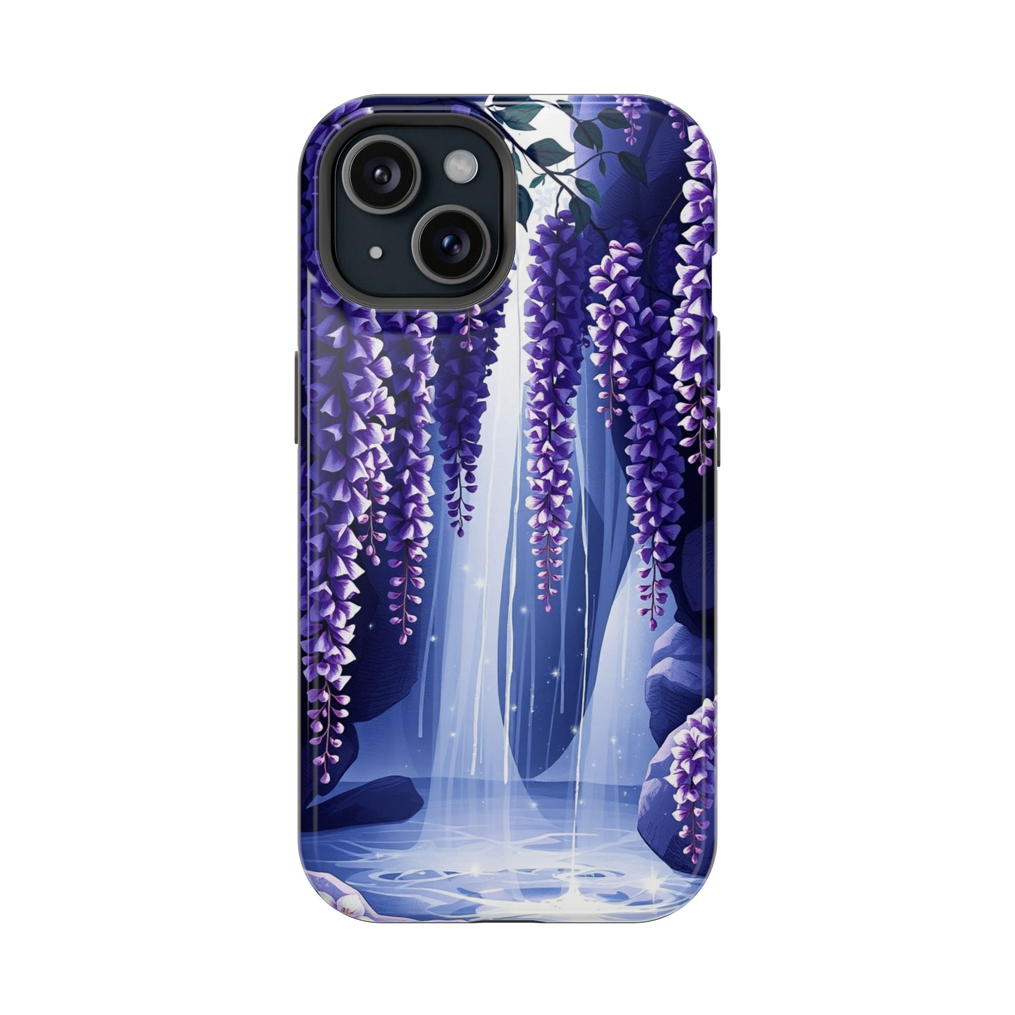 iPhone Wisteria Cascade Serene Design Slim Snap Case Ga · iPhone Case