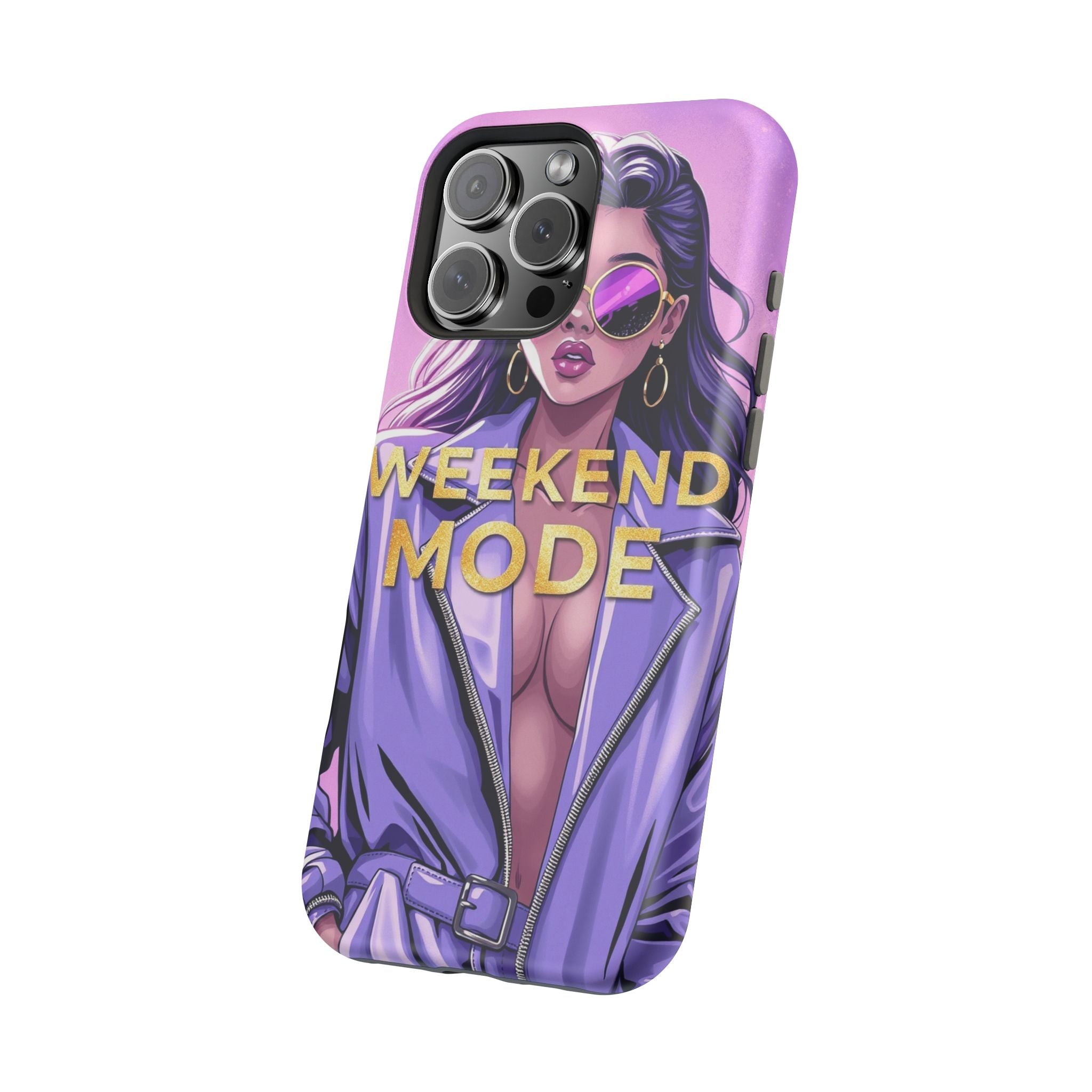 iPhone Lavender And Pearl Weekend Mode On Slim Everyday Designer Case · iPhone C
