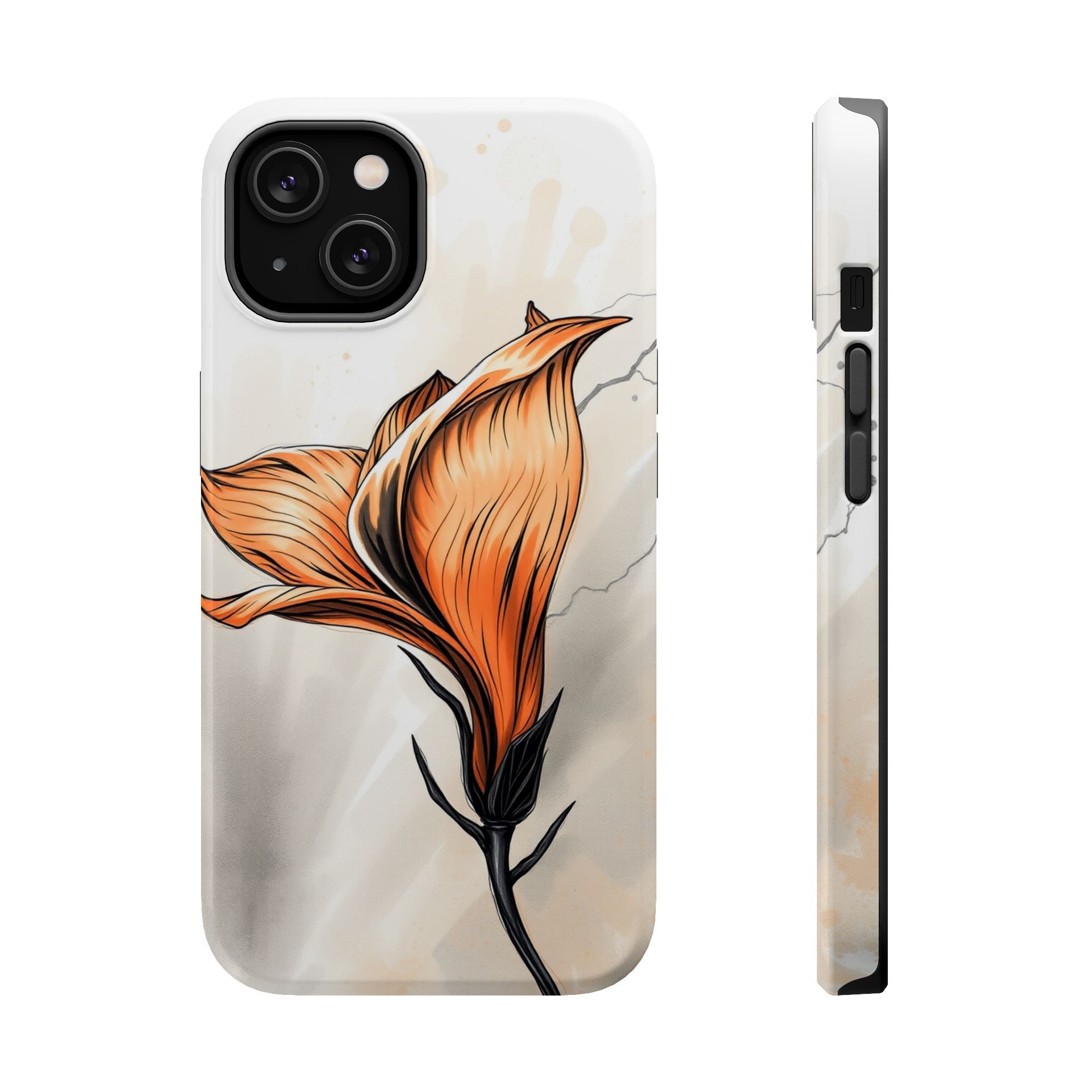 iPhone Dreamy Petal Storm Design Bold Modern Everyday Snap Case · iPhone Case
