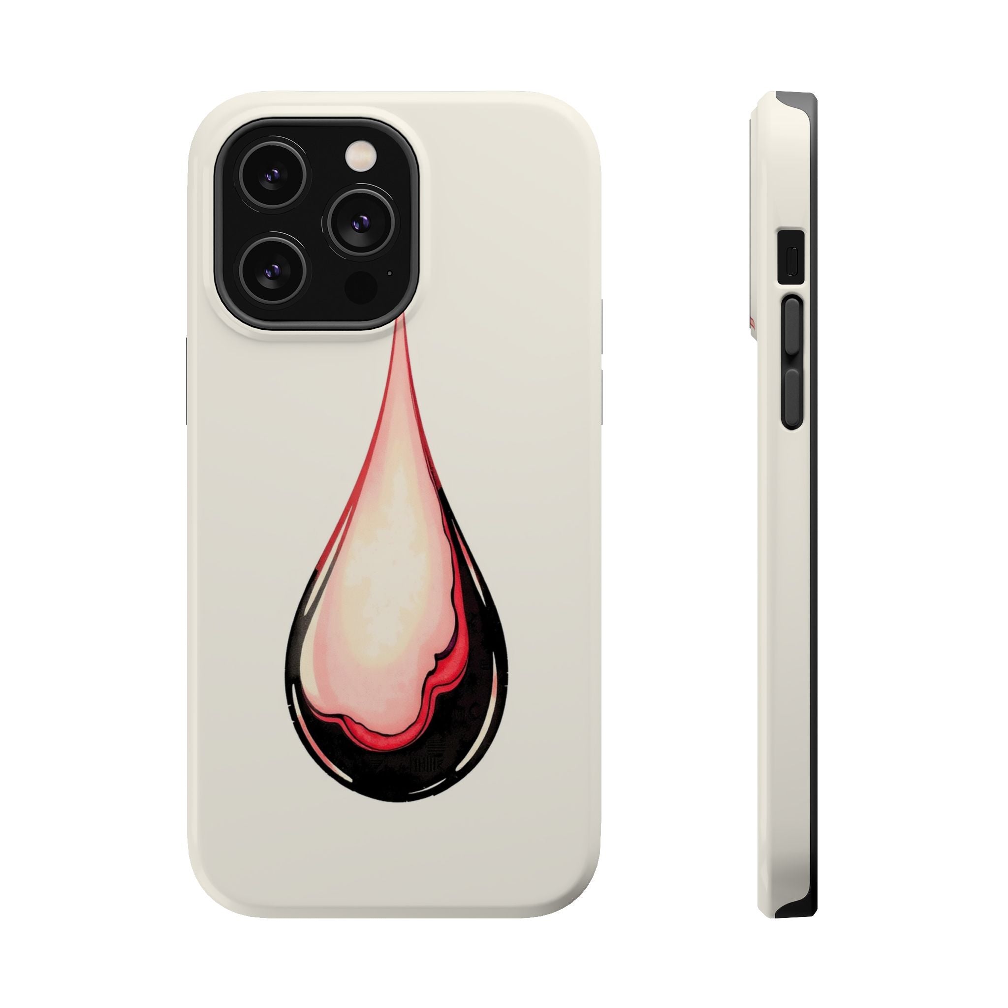 iPhone Ink Drop Dark Gothic Slim Everyday Designer Case · iPhone Case Quiet Mood