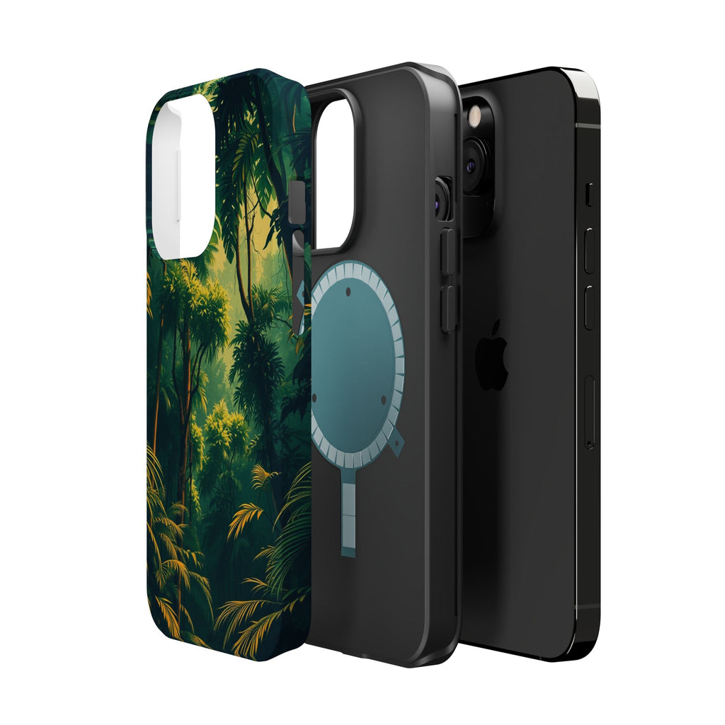 iPhone Rainforest Canopy Vintage Retro Poster Slim iPhone Everyday · iPhone Case