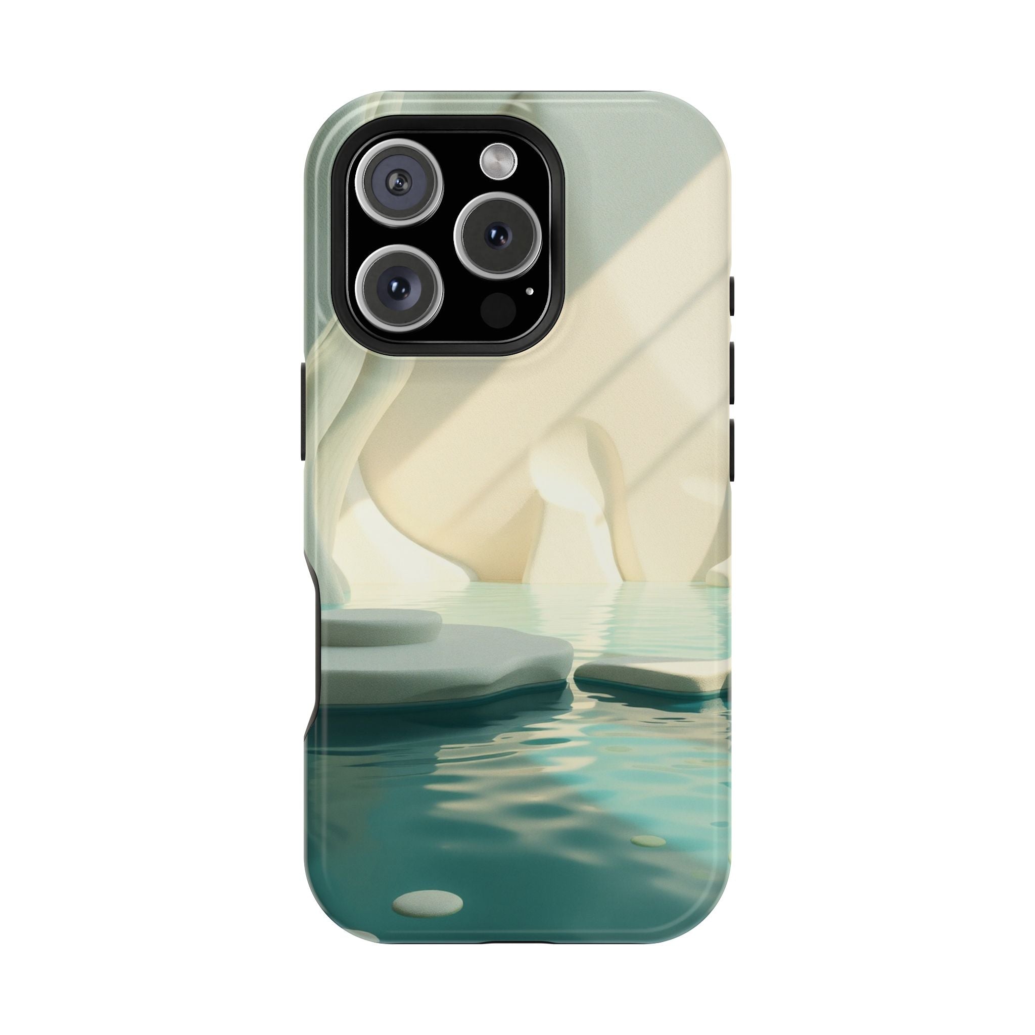 iPhone Tidal Pool 3D Digital Slim Everyday Designer Case · iPhone Case