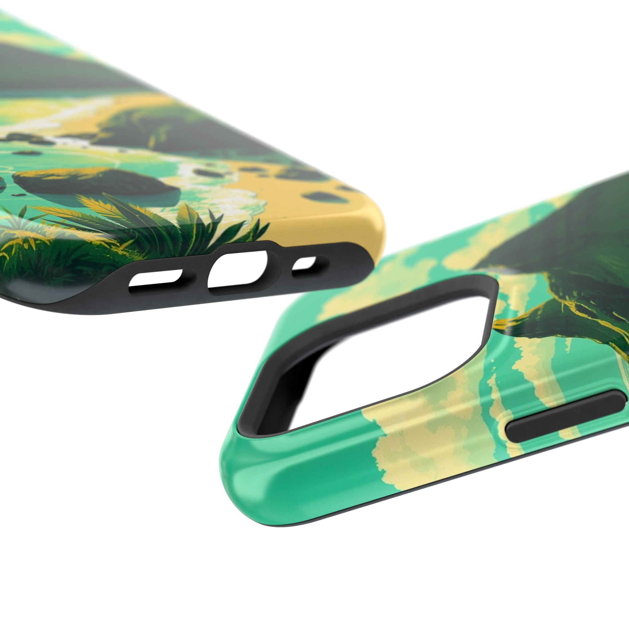 iPhone Hibiscus Coast Hand-Drawn Sketch Slim Everyday iPhone Designer · iPhone C