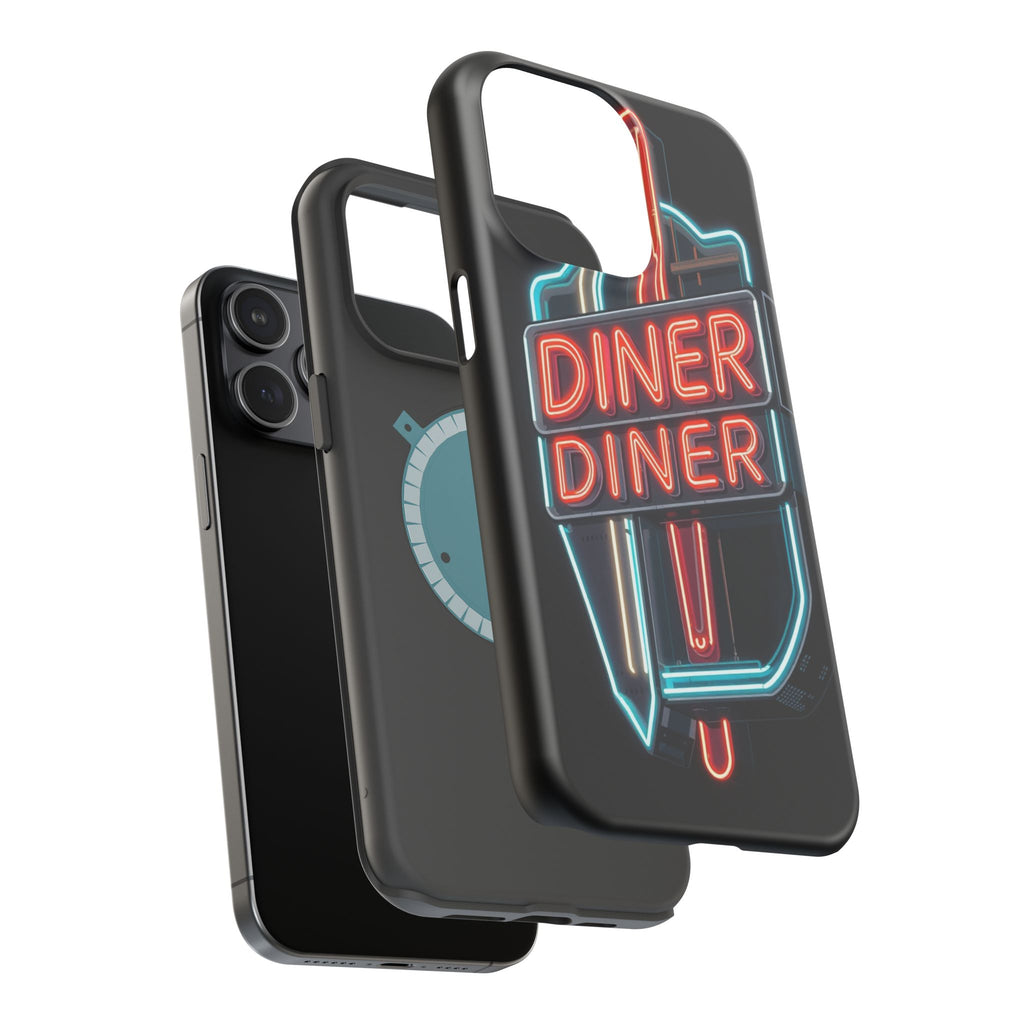 iPhone Neon Diner Sign Electric Art Slim Everyday Designer Case · iPhone Case