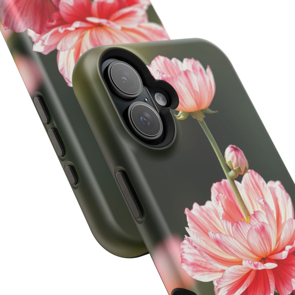 iPhone Ranunculus Stack Vibrant Watercolor Slim Snap Case · iPhone Case