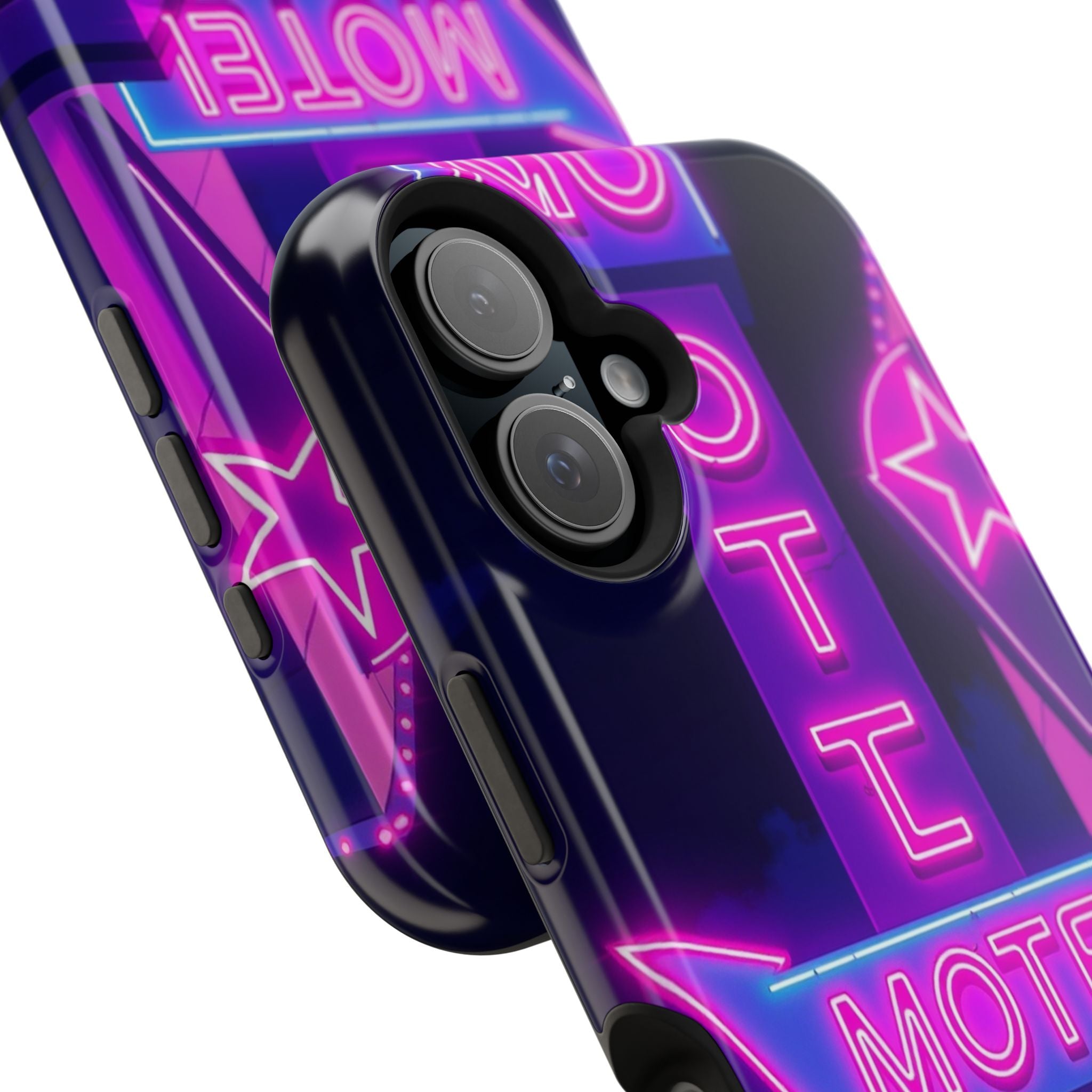 iPhone Neon Sign Motel Enchanted Art Slim Everyday Designer Case · iPhone Case