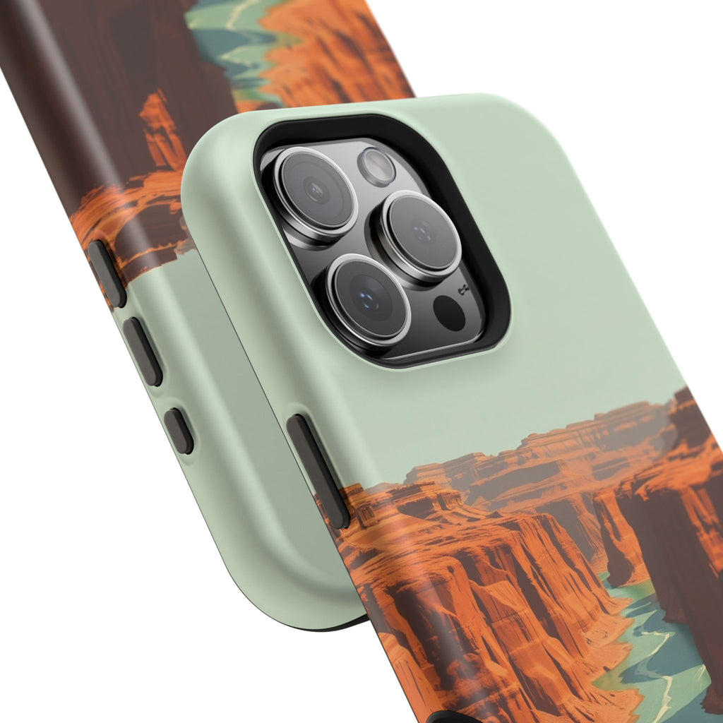 iPhone Burnt Orange And Sand River Canyon Slim iPhone Everyday Designer · iPhone