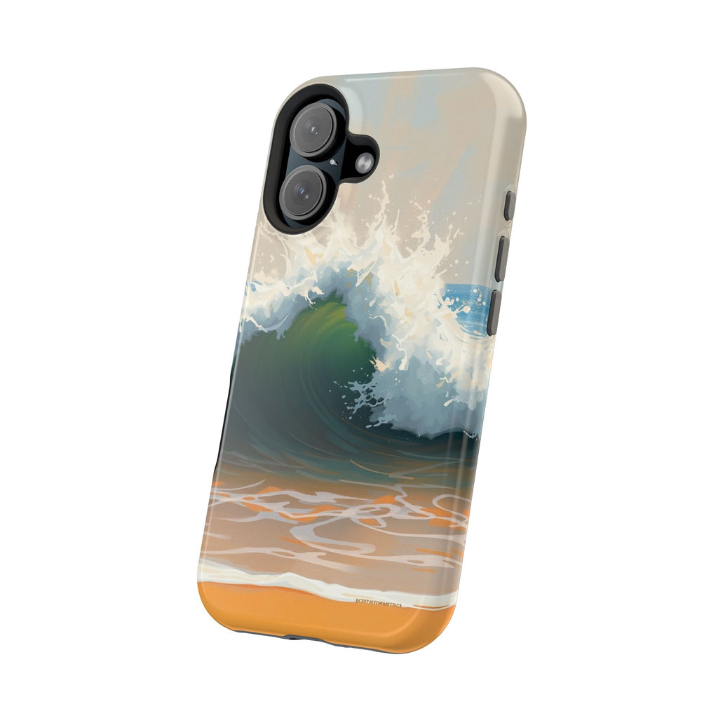 iPhone Radiant Ocean Wave Crash Design Slim Everyday Designer Case · iPhone Case