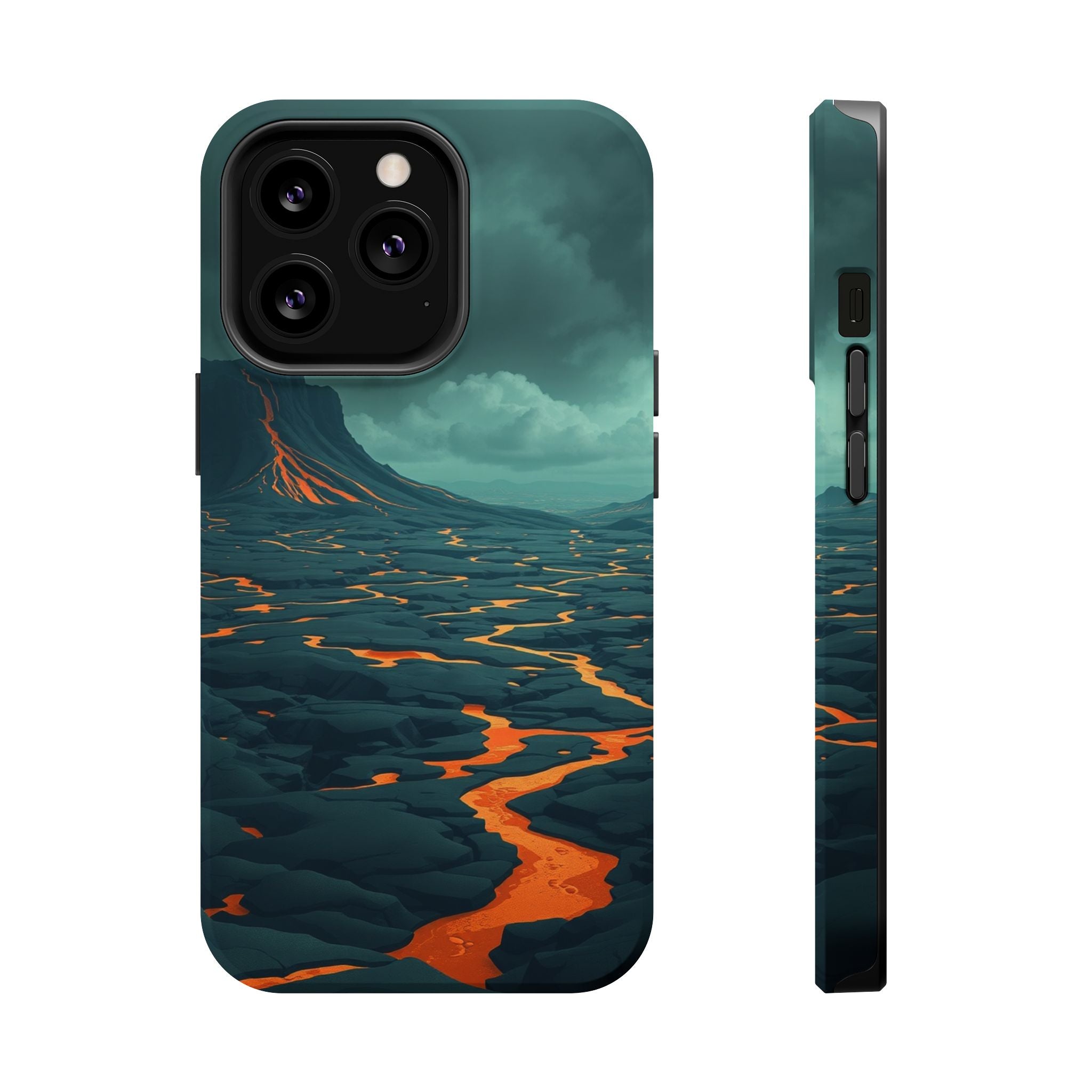iPhone Radiant Lava Field Design 18 Slim Everyday Designer Case · iPhone Case