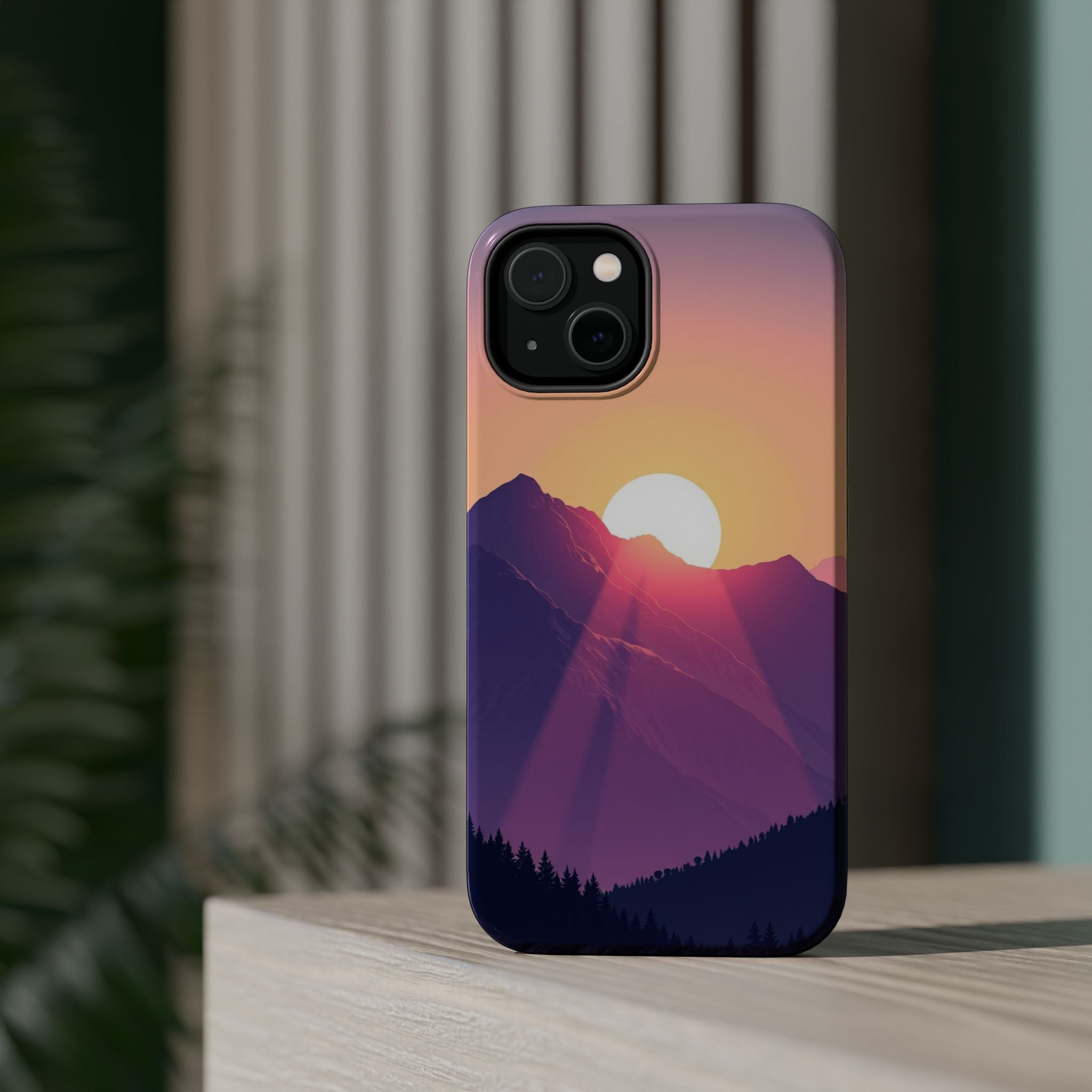 iPhone Lavender And Pearl Mountain at Sunrise Slim iPhone Everyday · iPhone Case