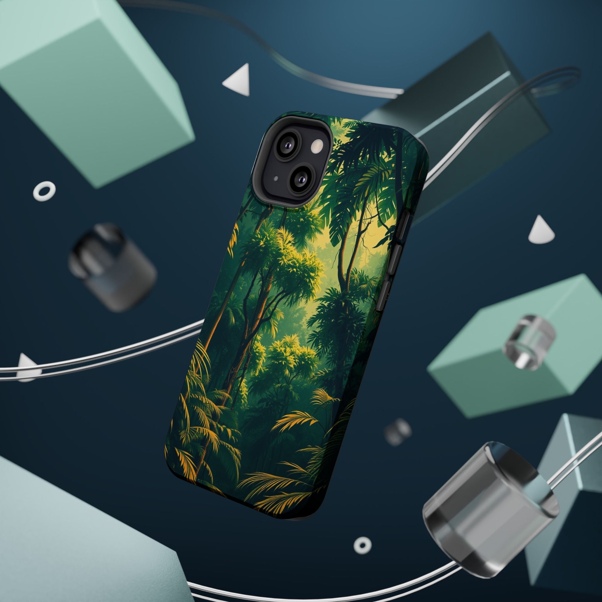 iPhone Rainforest Canopy Vintage Retro Poster Slim iPhone Everyday · iPhone Case