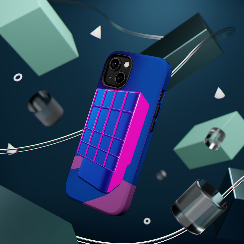 iPhone Earthy 80s Grid Synthwave Design Slim Everyday Designer Case · iPhone Cas