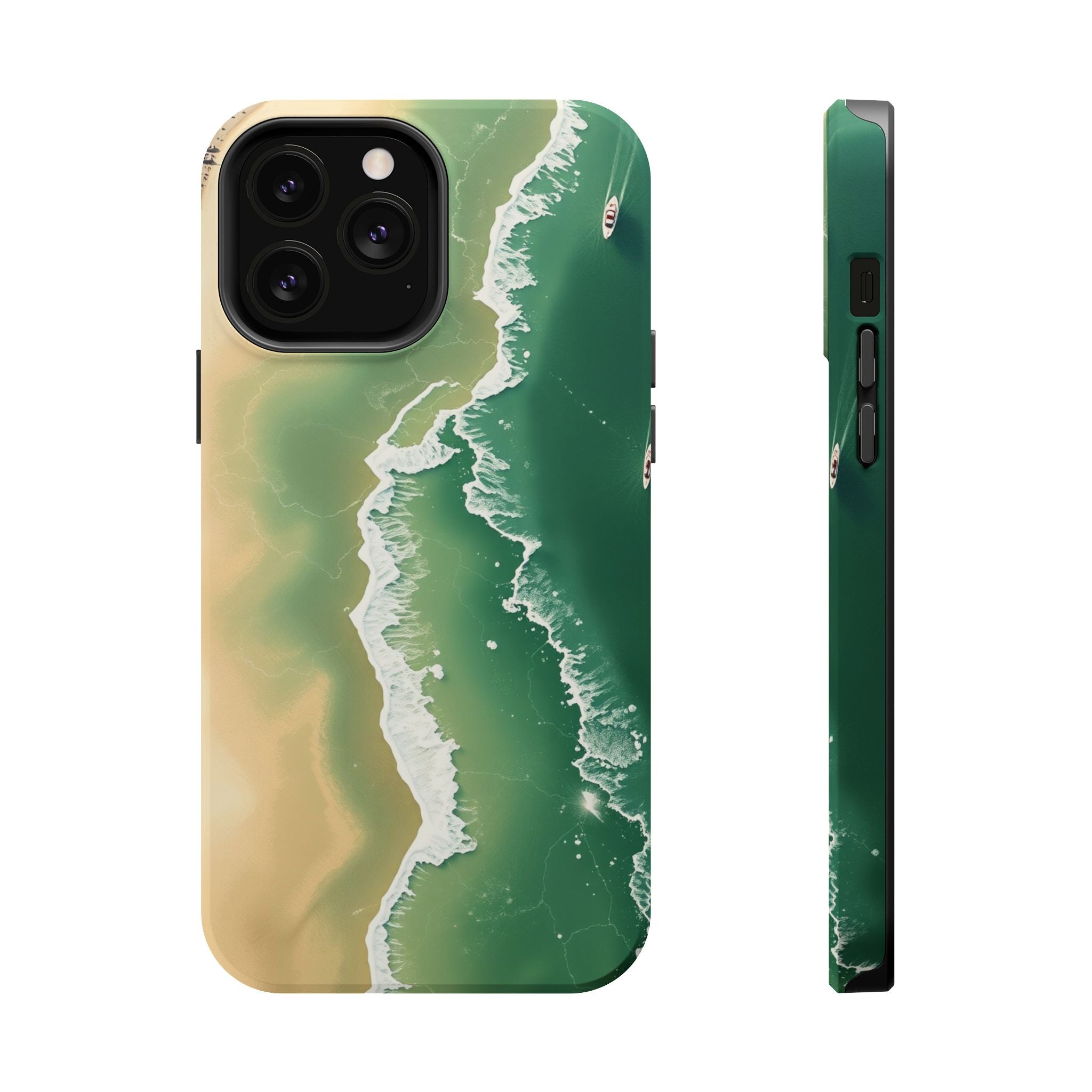 iPhone Shoreline Aerial Bold Art Bold Modern Everyday Snap Case · iPhone Case