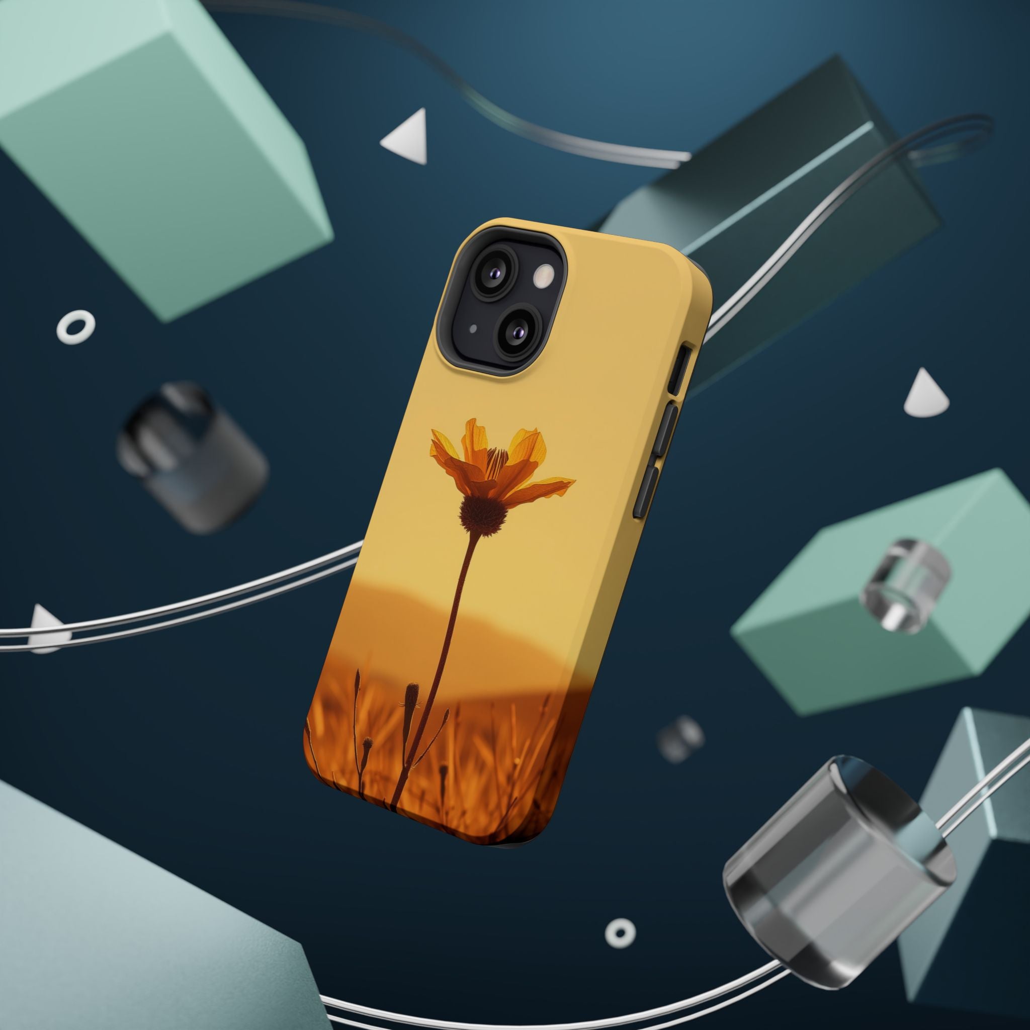 iPhone Desert Flower Cinematic Art Bold Modern Everyday Snap Case · iPhone Case