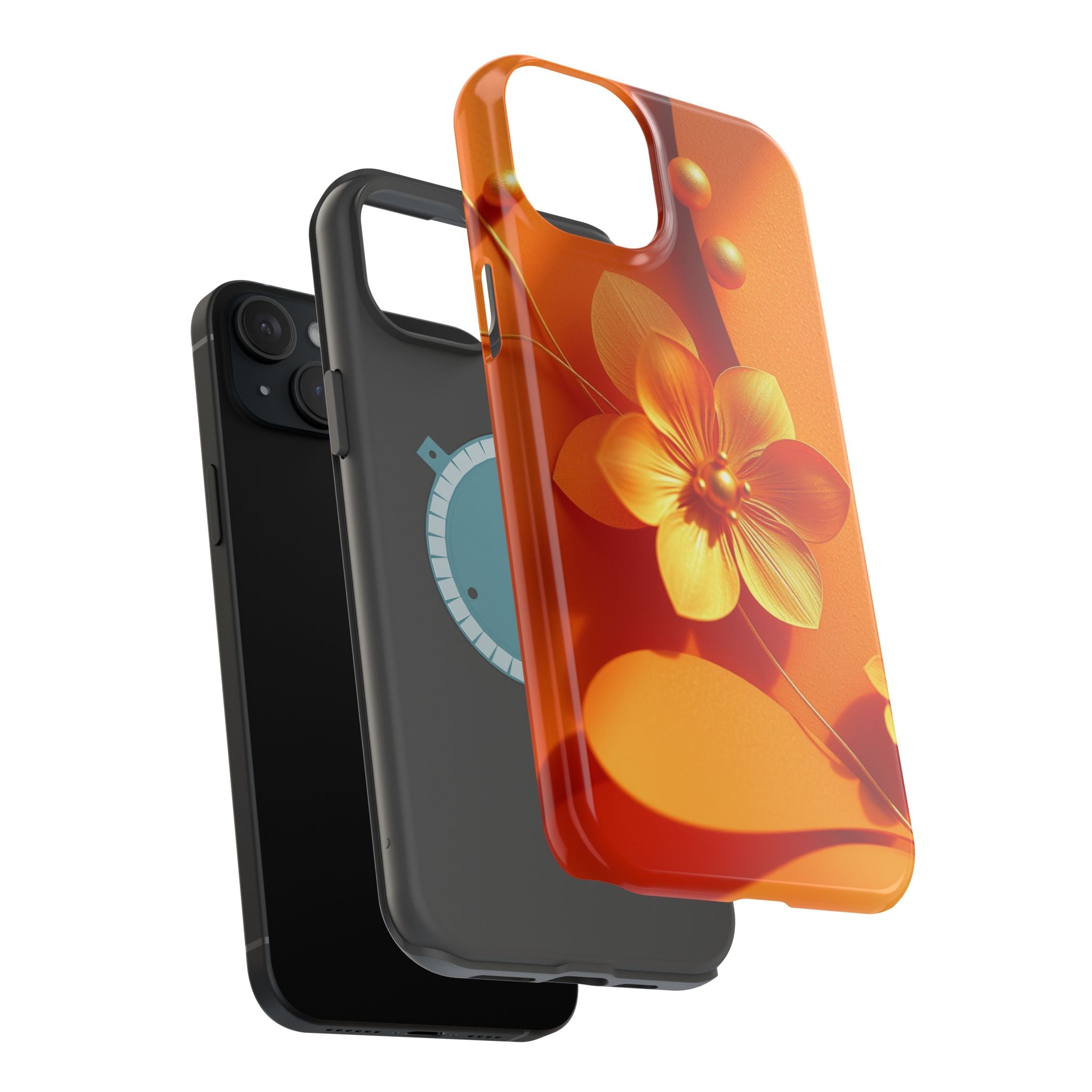 iPhone Floral Geometric Gold Foil Luxury Slim Everyday iPhone Designer · iPhone
