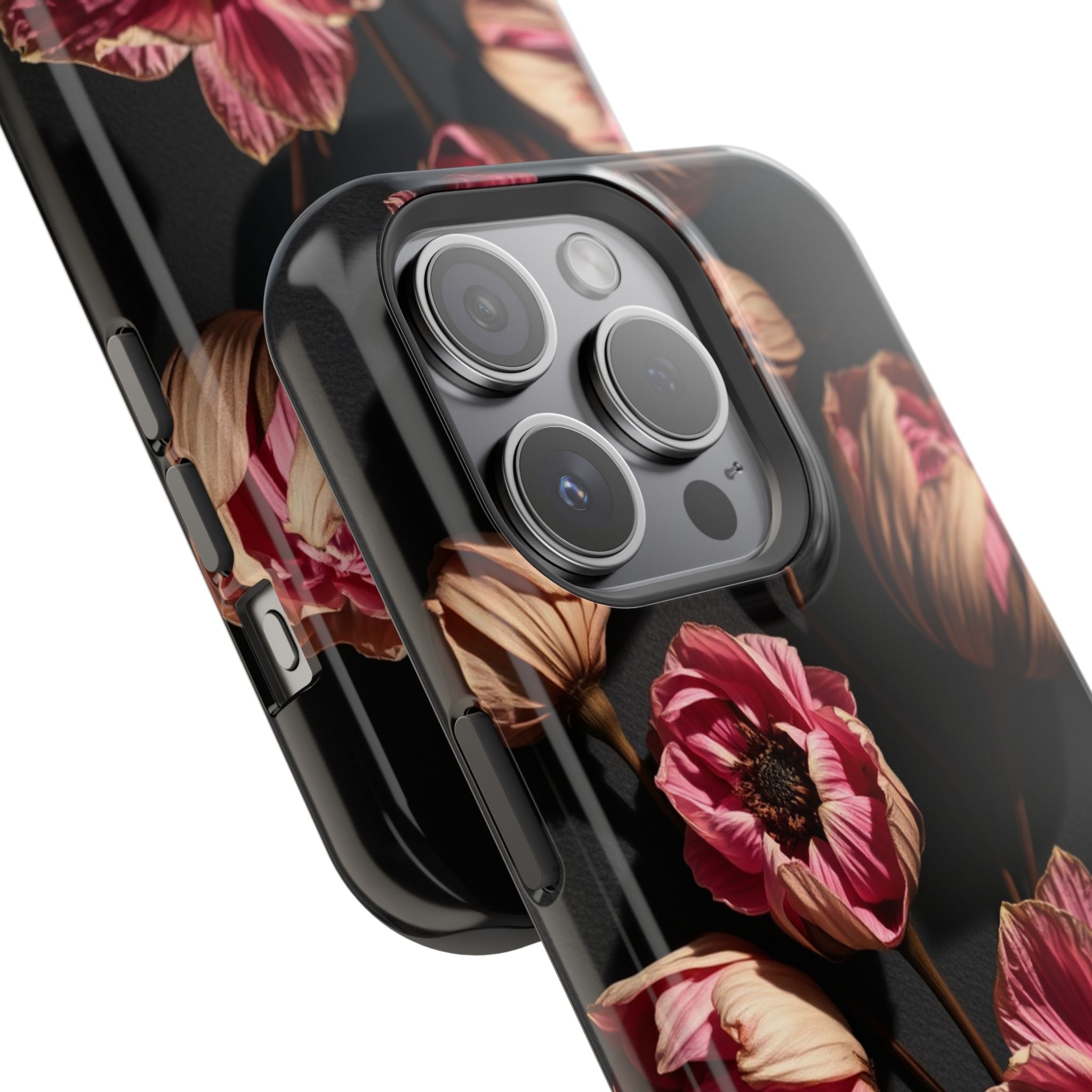 iPhone Dried Flower Flat Lay Electric Art Slim Snap Case · iPhone Case