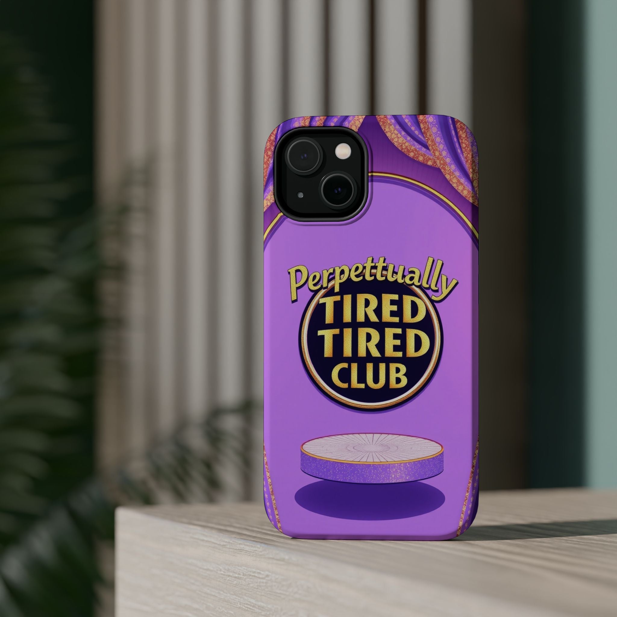 iPhone Perpetually Tired Club Bold Art Slim Everyday Designer Case · iPhone Case