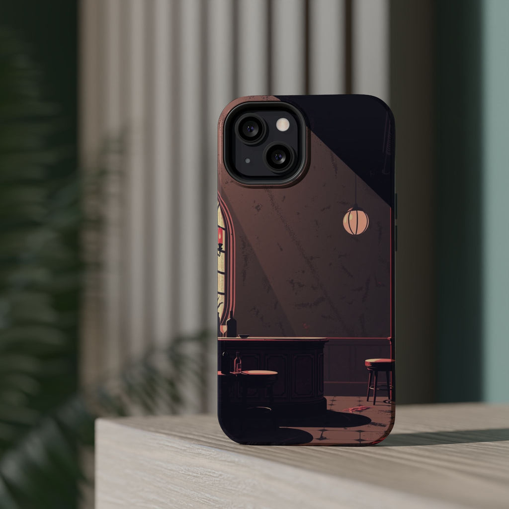 iPhone Speakeasy Dark Grunge Distressed Slim Everyday Designer Case · iPhone Cas