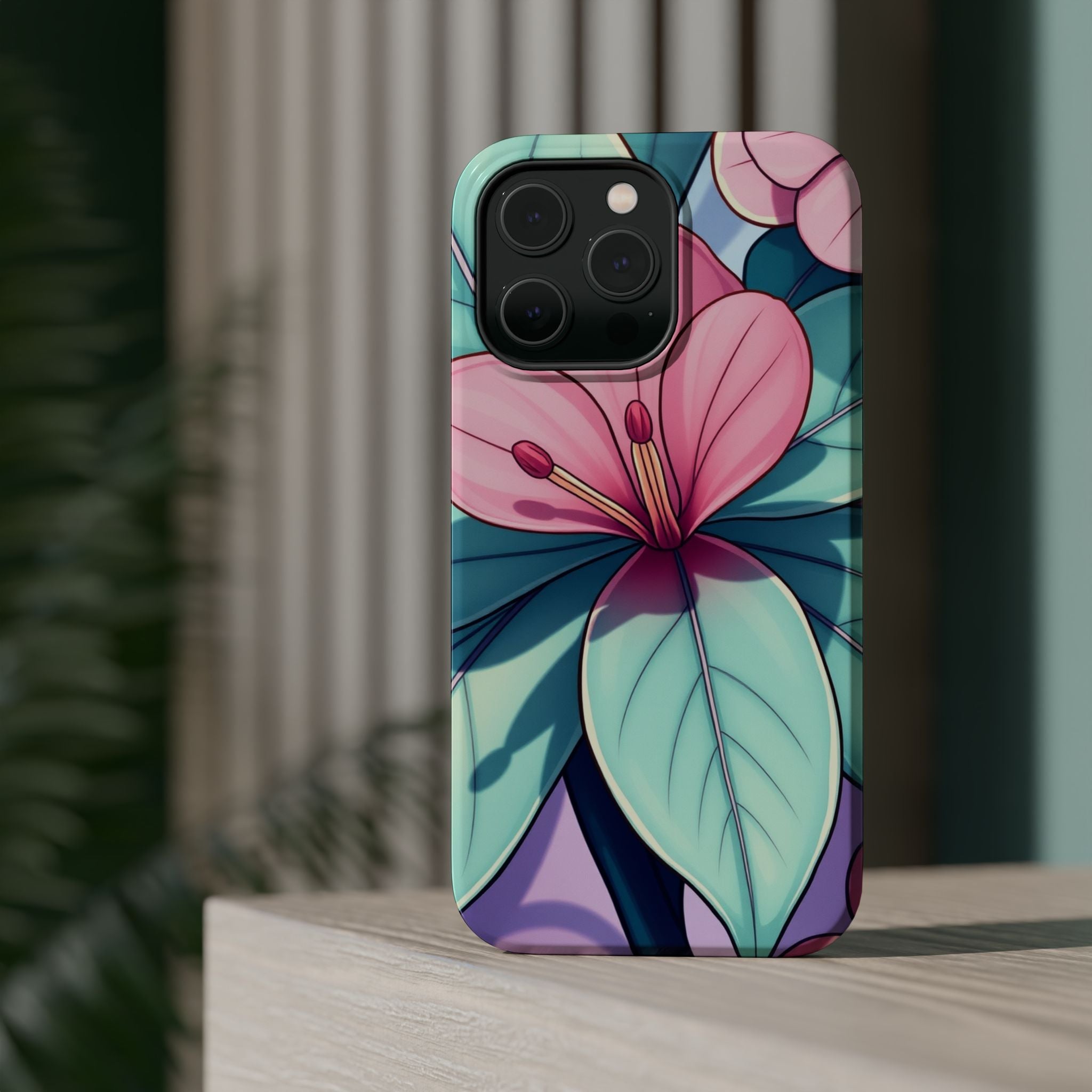 iPhone Earthy Tropical Bloom Design 11 Slim Everyday Designer Case · iPhone Case