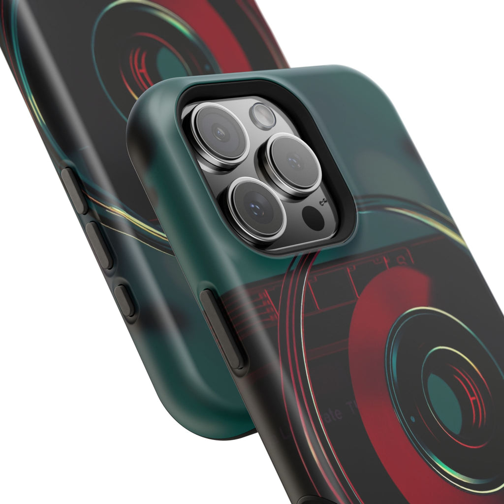 iPhone Vibrant Cassette Tape Rewind Design Slim Everyday Designer Case · iPhone