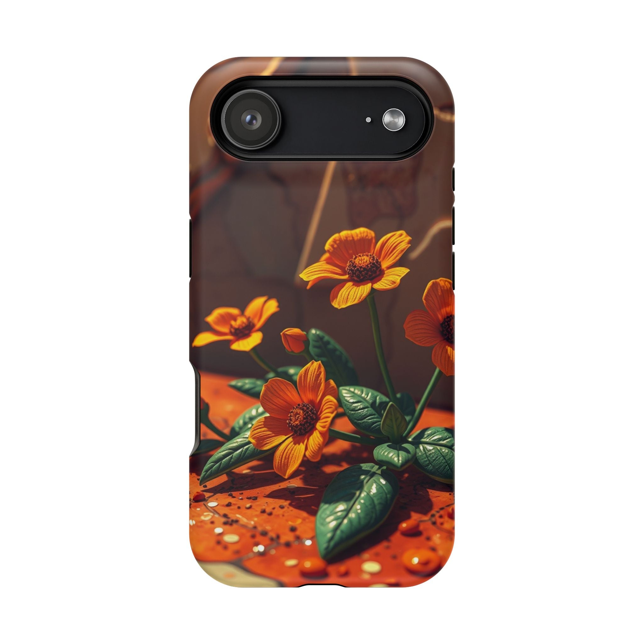 iPhone Floral Terrazzo Bold Art Slim Everyday Designer Case · iPhone Case